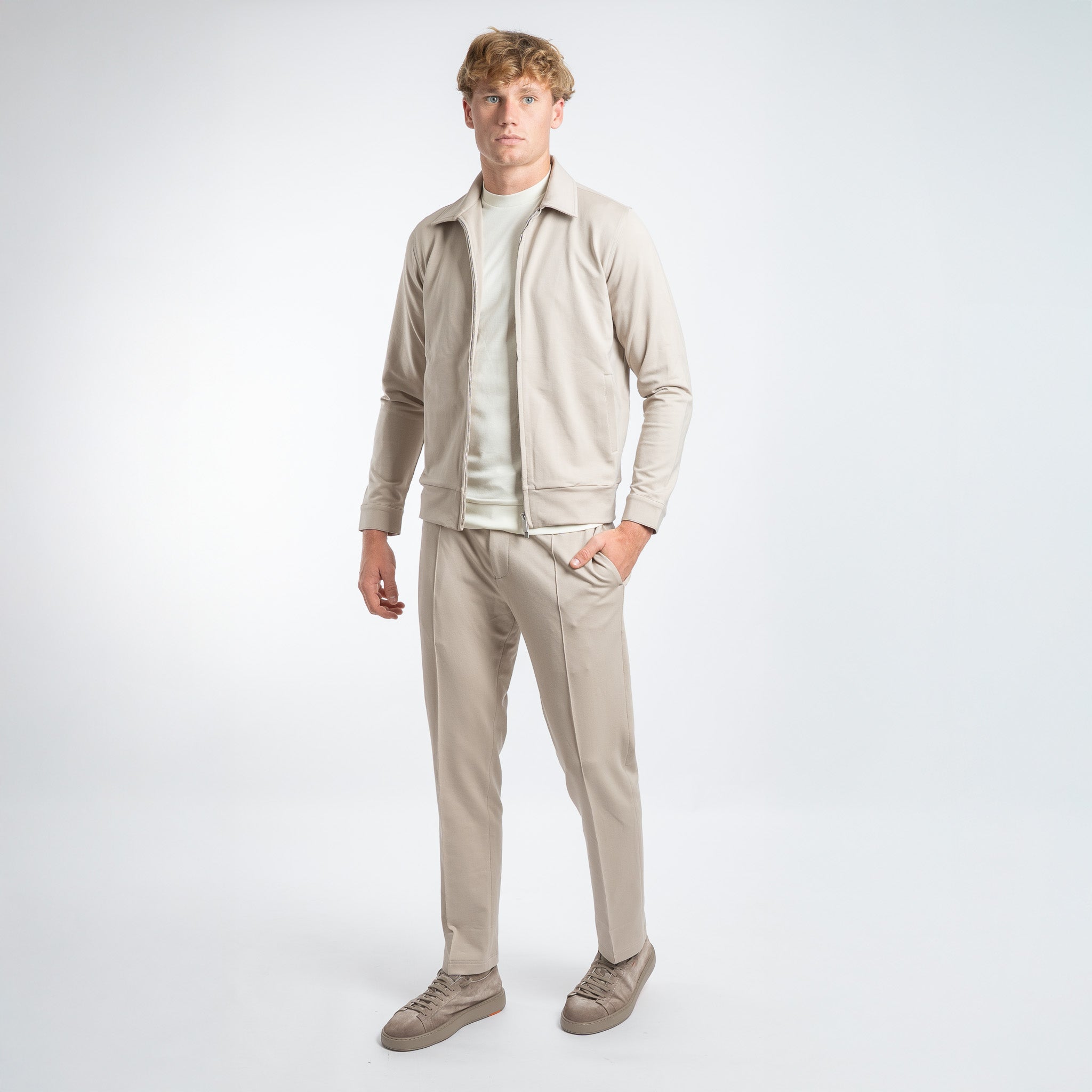 Stefan Brandt Vest Beige | Alek Ultra