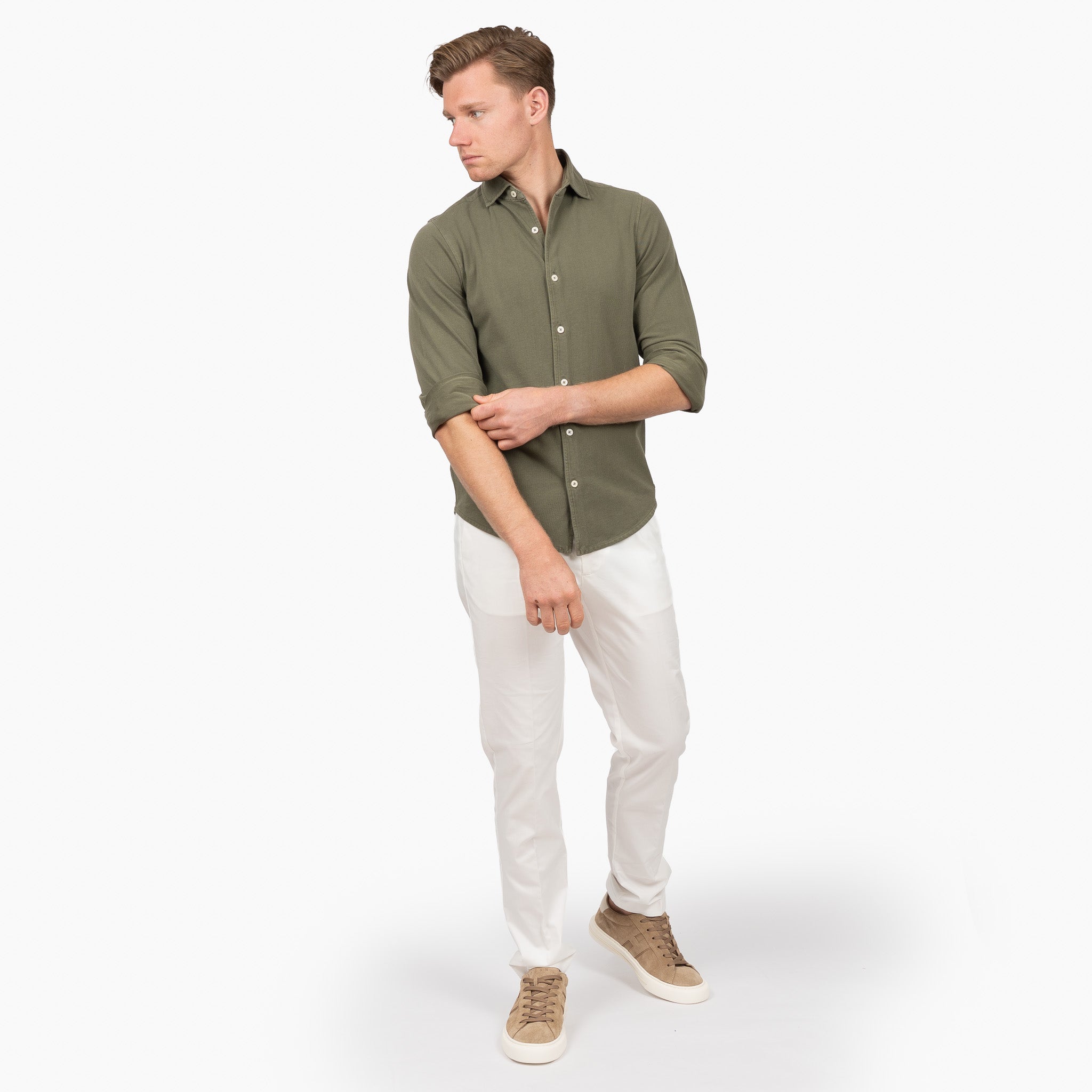 SEVEN DIALS Overhemd Groen | Caspian