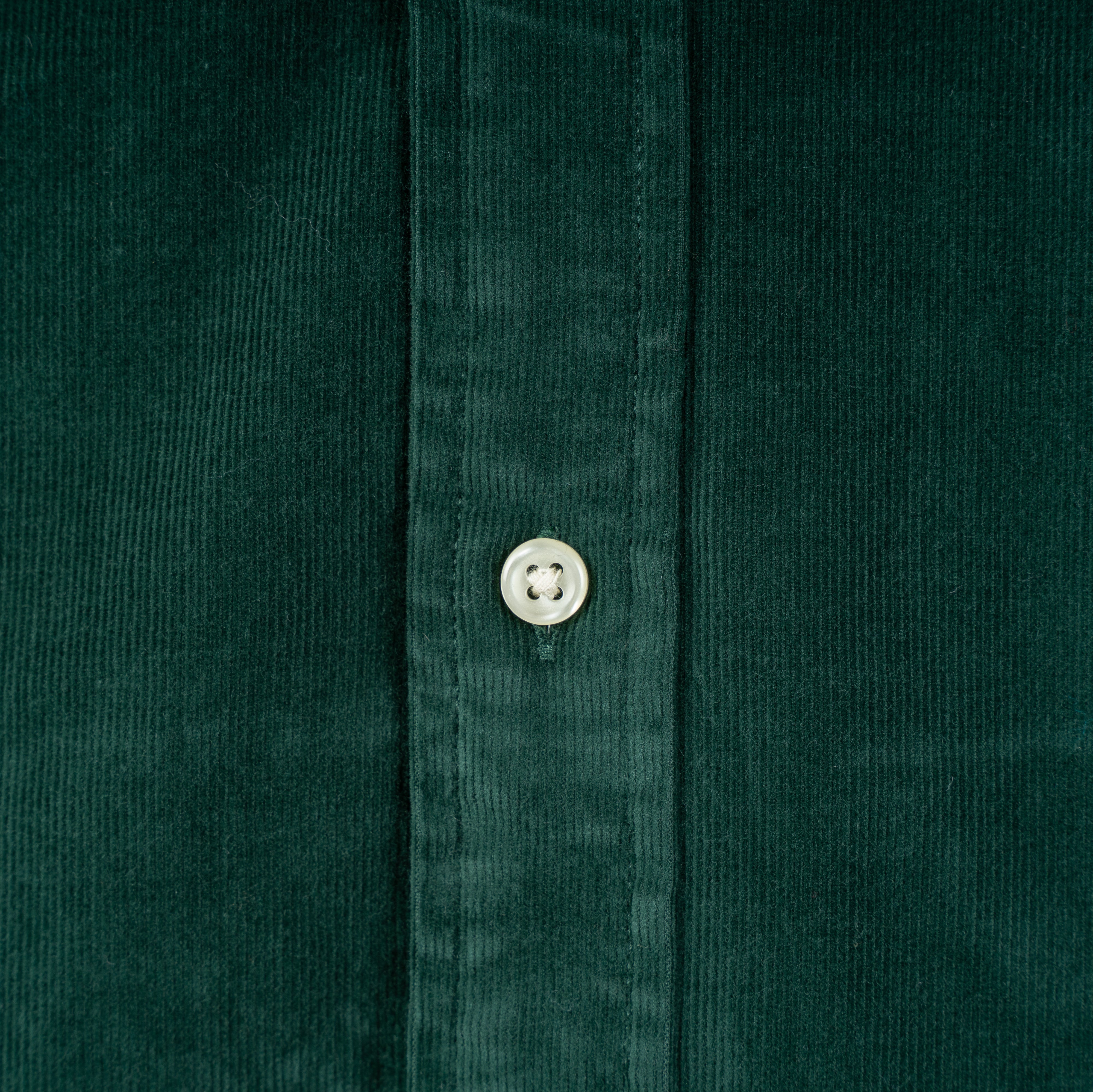 Ralph Lauren Overhemd Velvet Corduroy Groen | Polo Bear