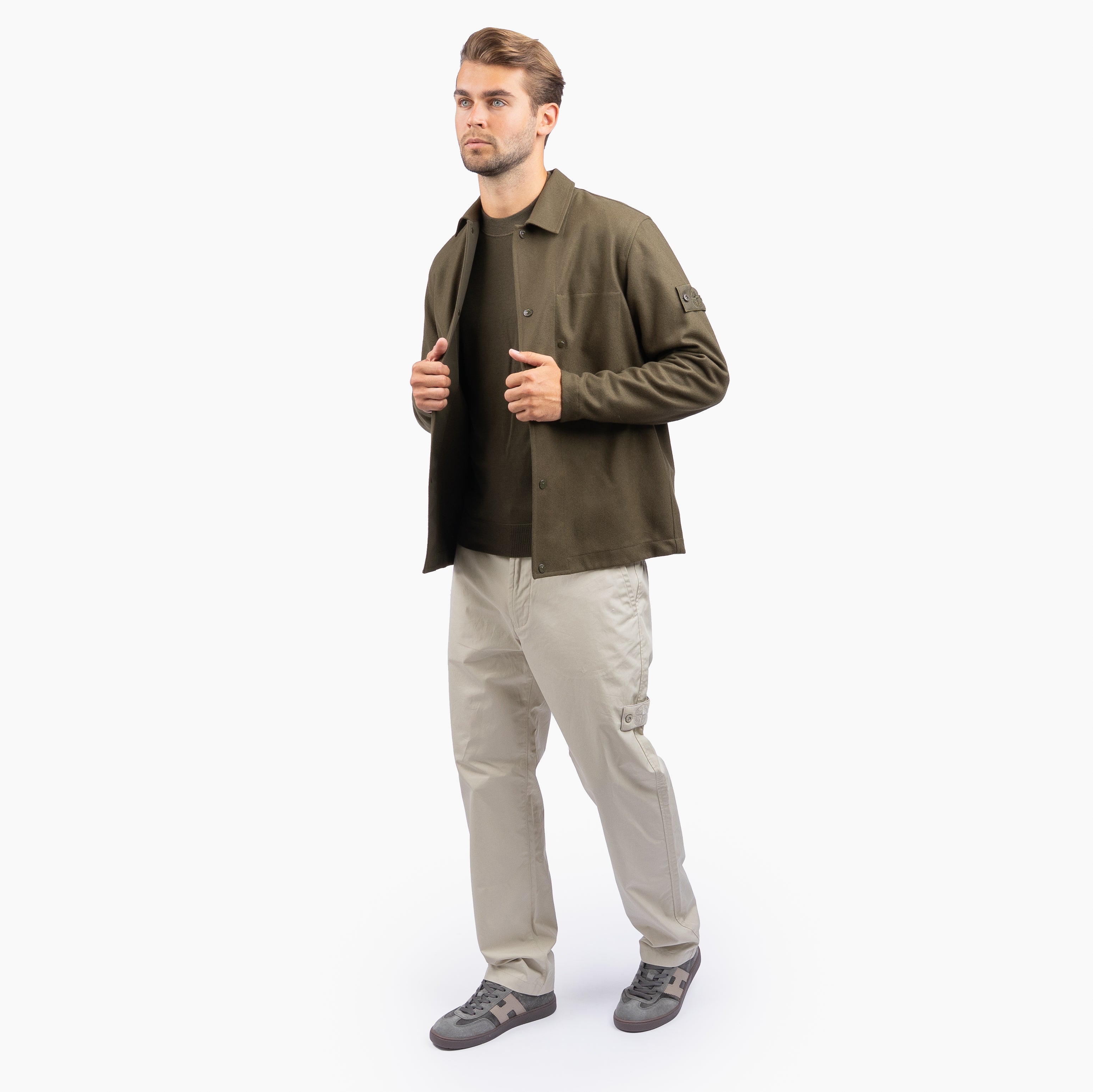 Stone Island Overshirt Groen | Ghost
