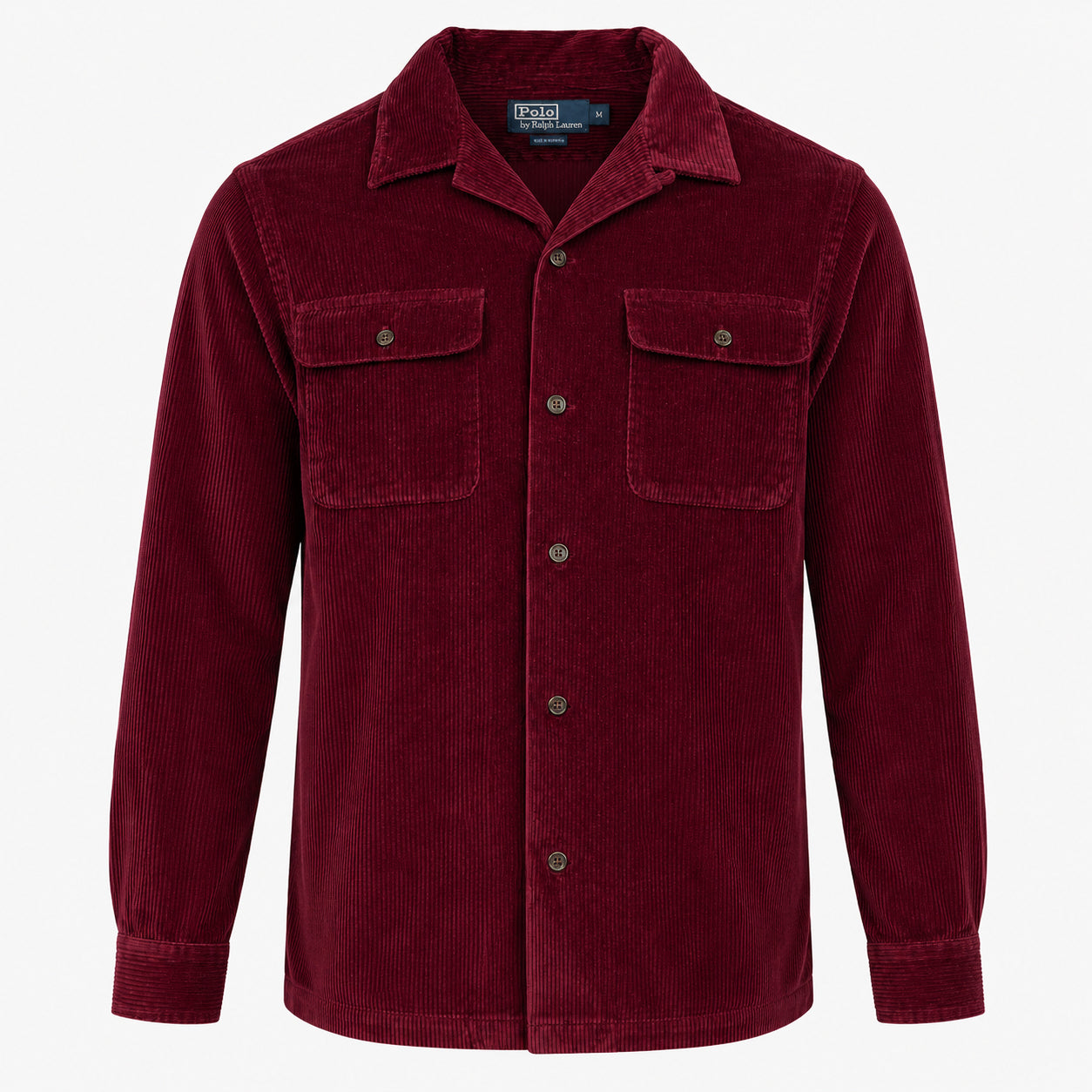 Ralph Lauren Overshirt Bordeaux Rood | Camp Shirt