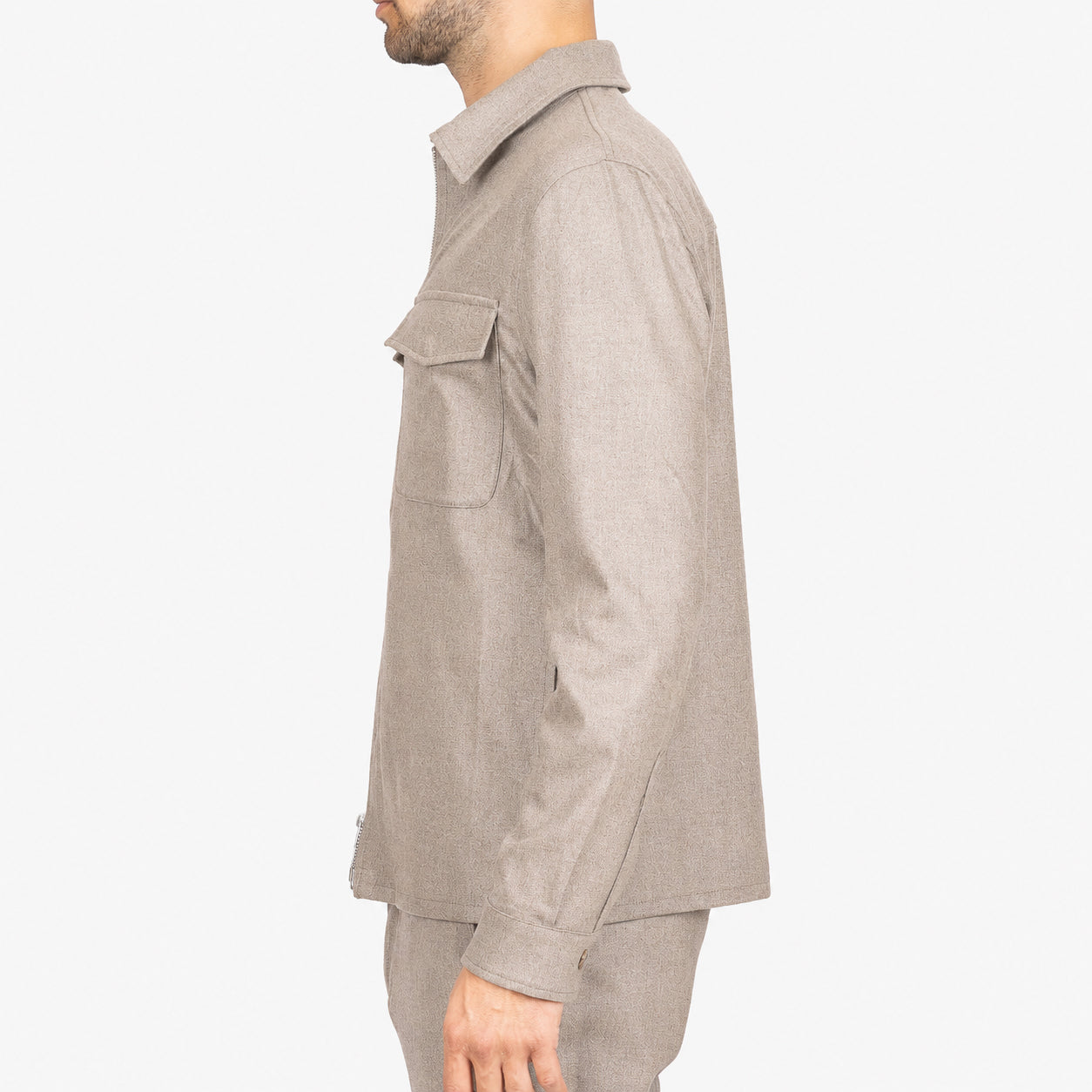 Marco Pescarolo Overshirt Beige | Urus