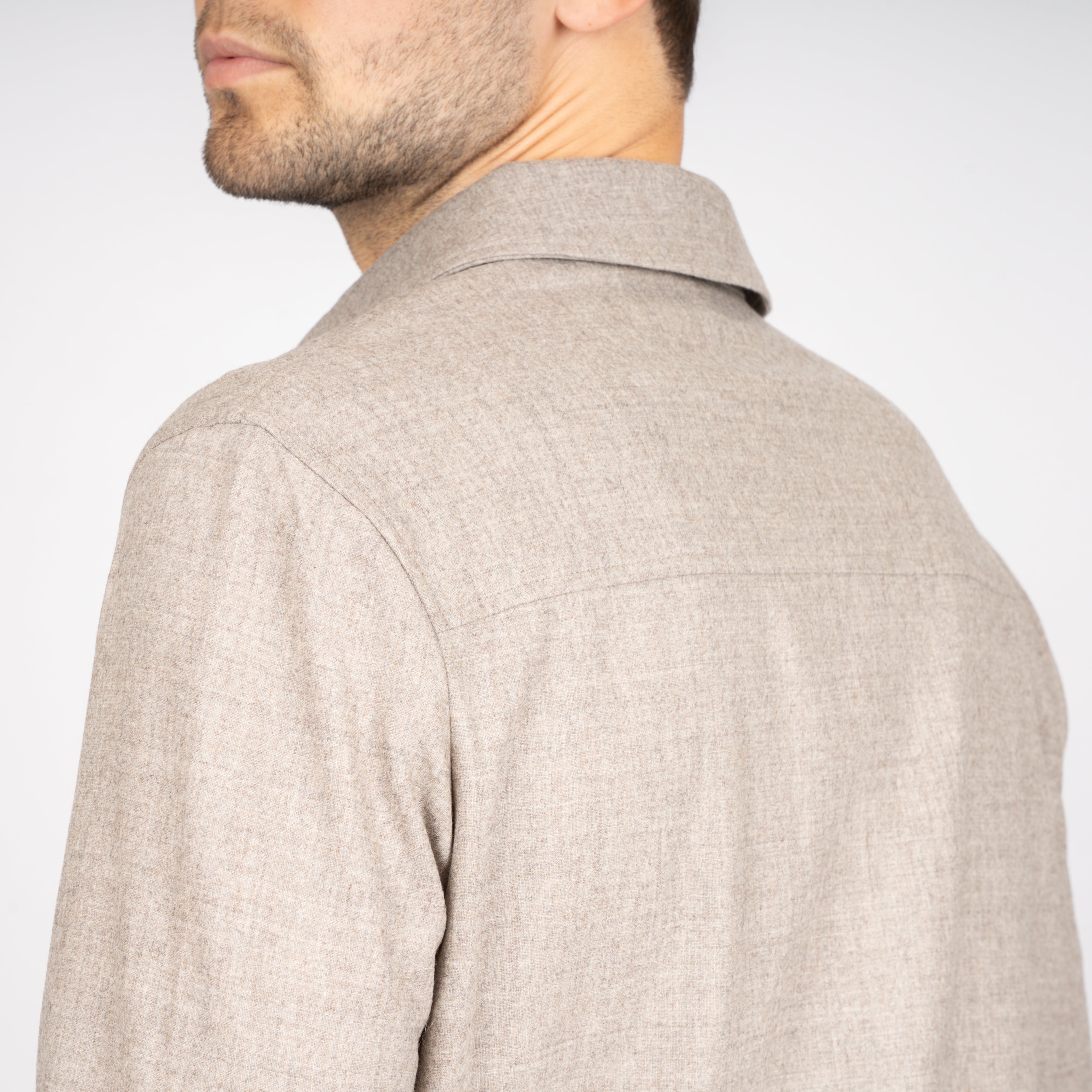 Marco Pescarolo Overshirt Beige | Urus