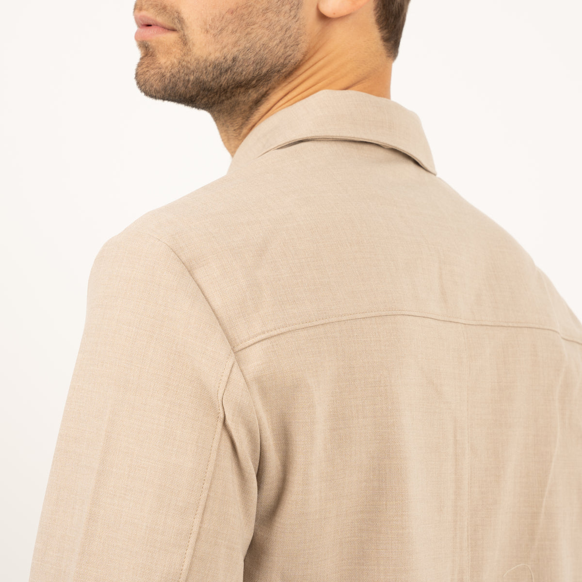 SEVEN DIALS Overshirt Beige | Ronan