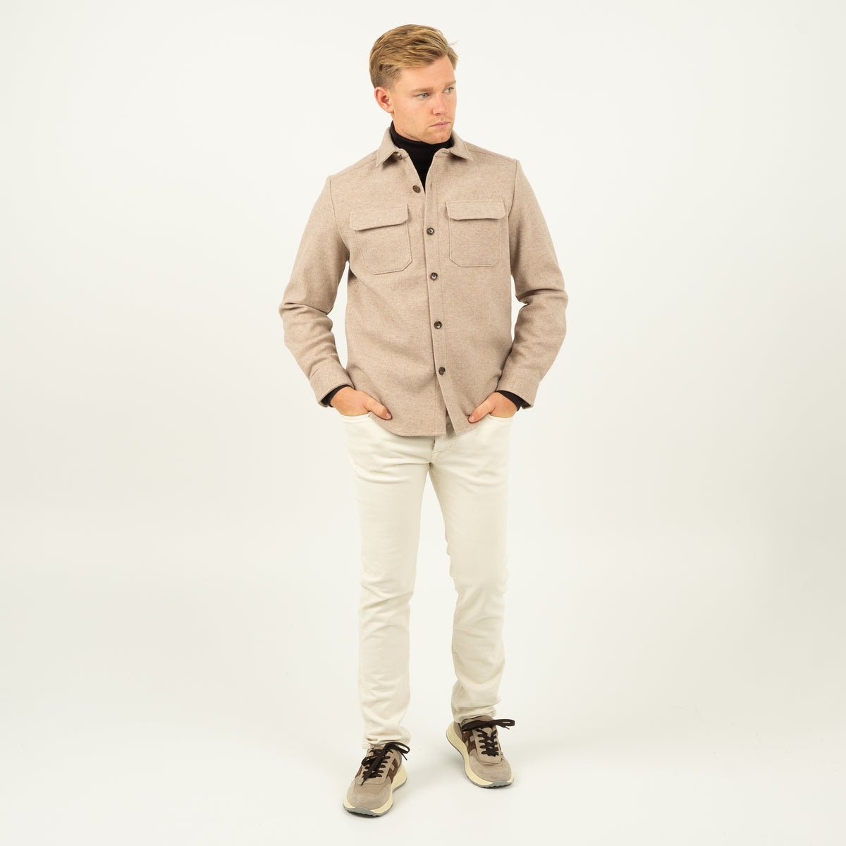 SEVEN DIALS Overshirt Beige | Kunming