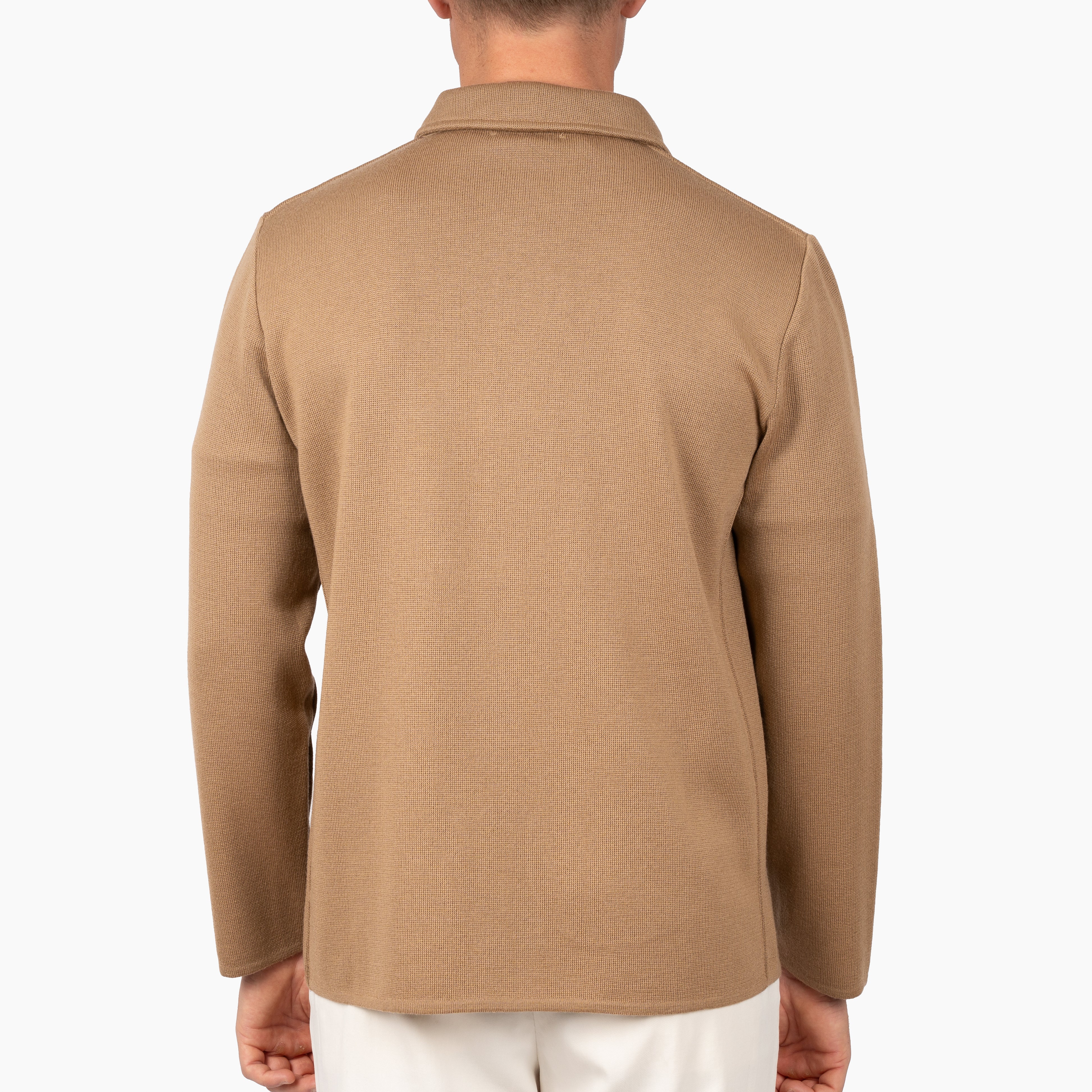 Lardini Gebreid Overshirt Camel