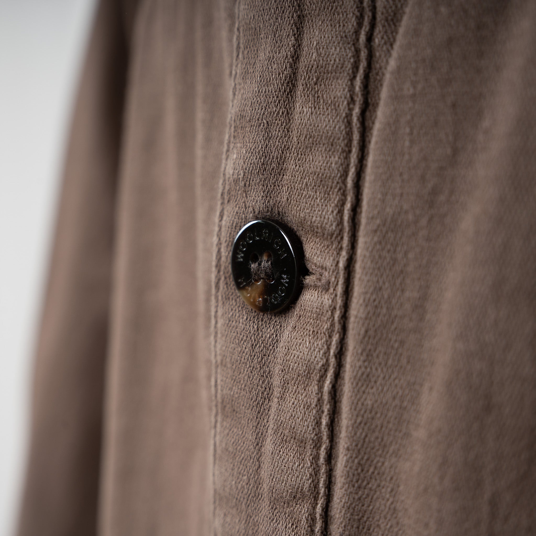 Woolrich Overshirt Bruin  | Linnen Safari