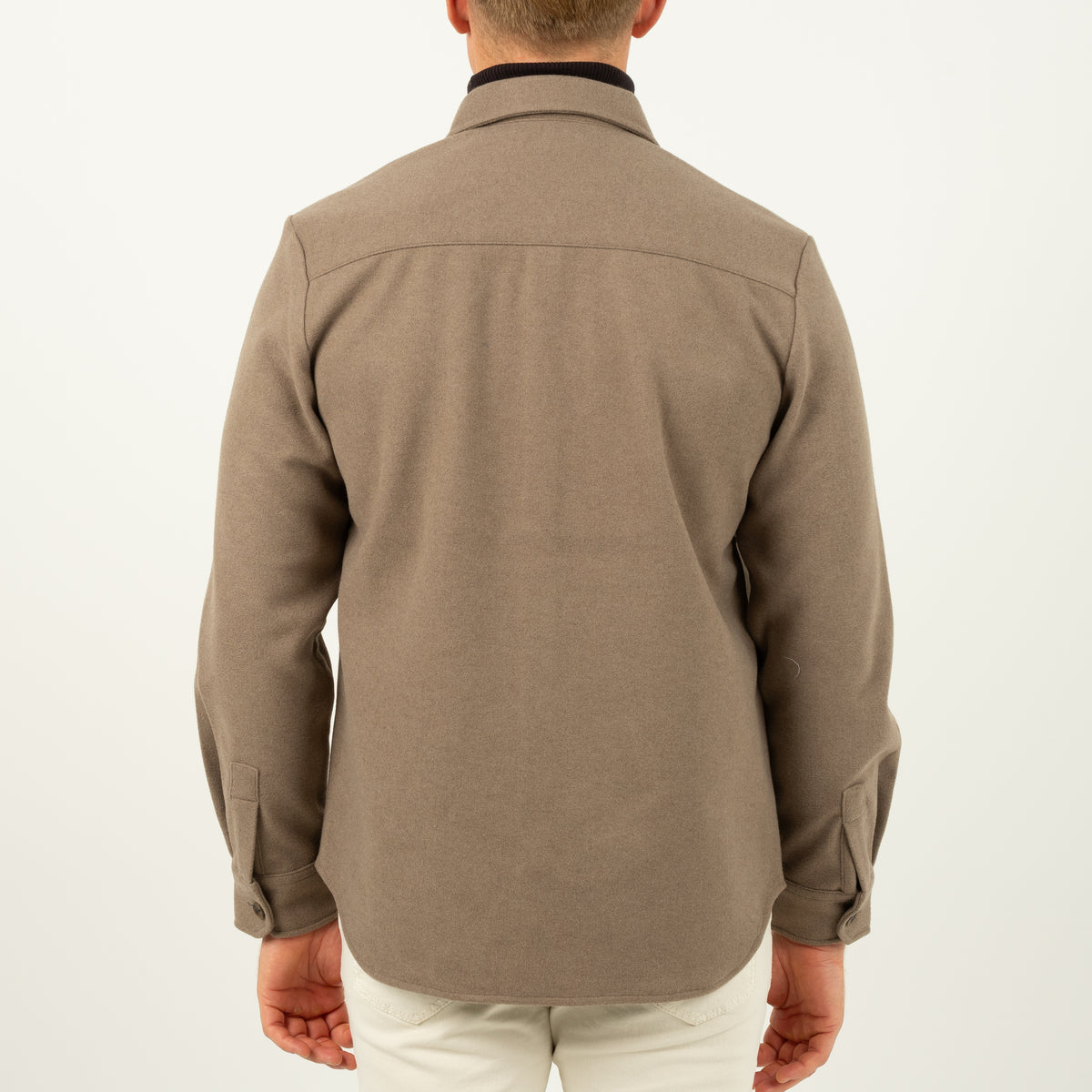 SEVEN DIALS Overshirt Taupe | Kunming