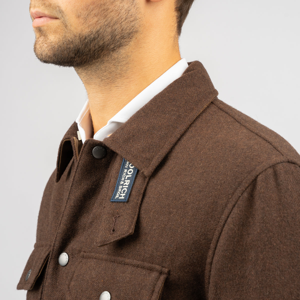 Woolrich Overshirt Jack Bruin | Alaskan