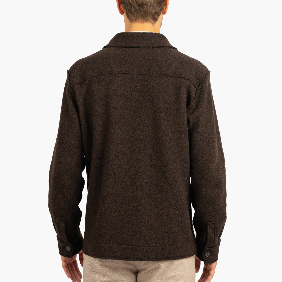 Xacus Overshirt Bruin | Boiled Wool