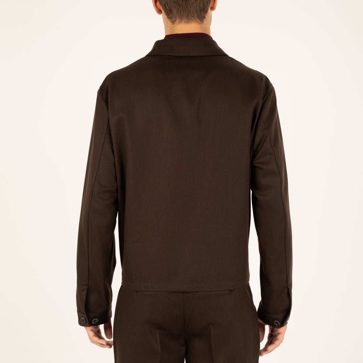 Berwich Overshirt met Rits Bruin | J-Easy