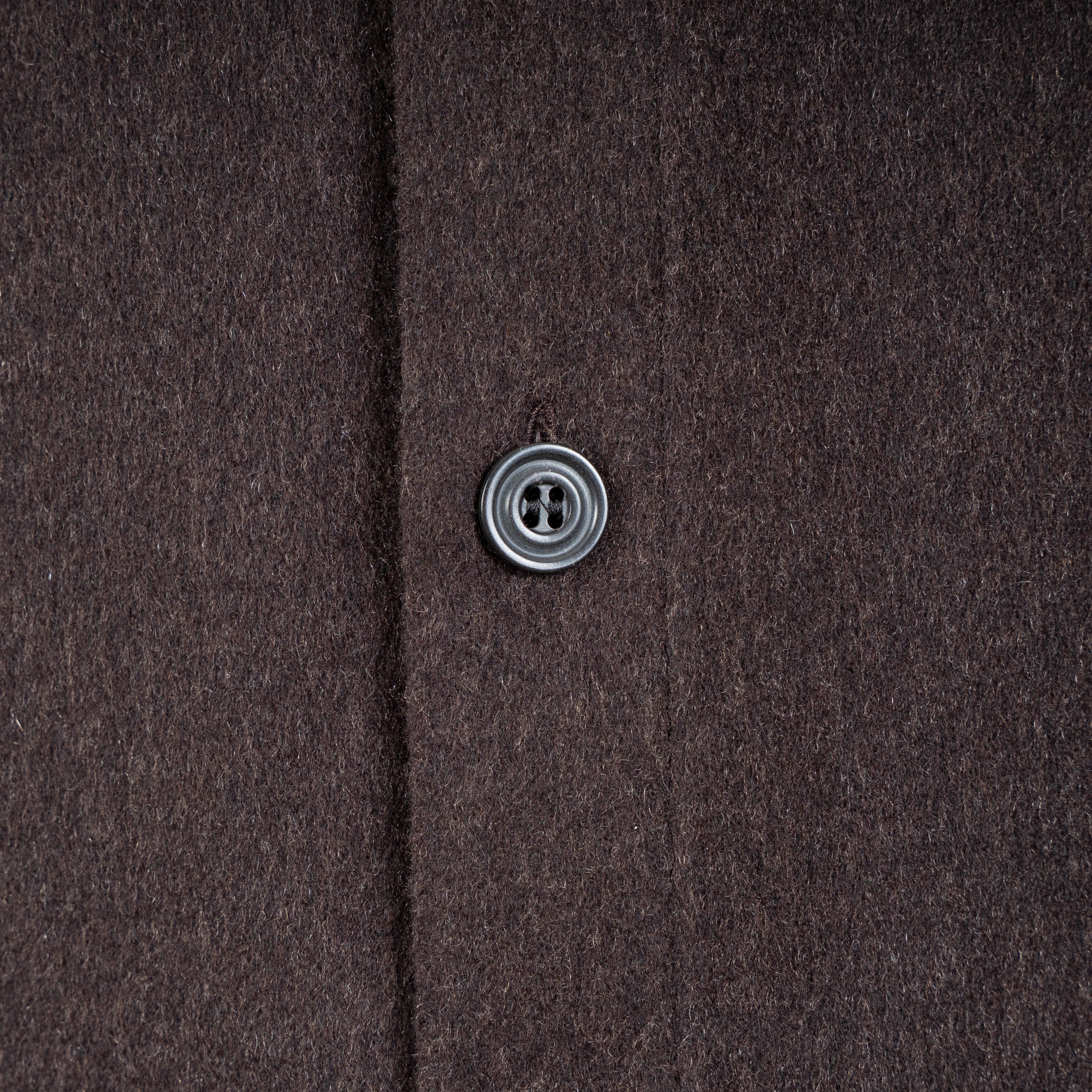 Paul & Shark Cashmere Overshirt Bruin | Loro Piana Green Storm System®