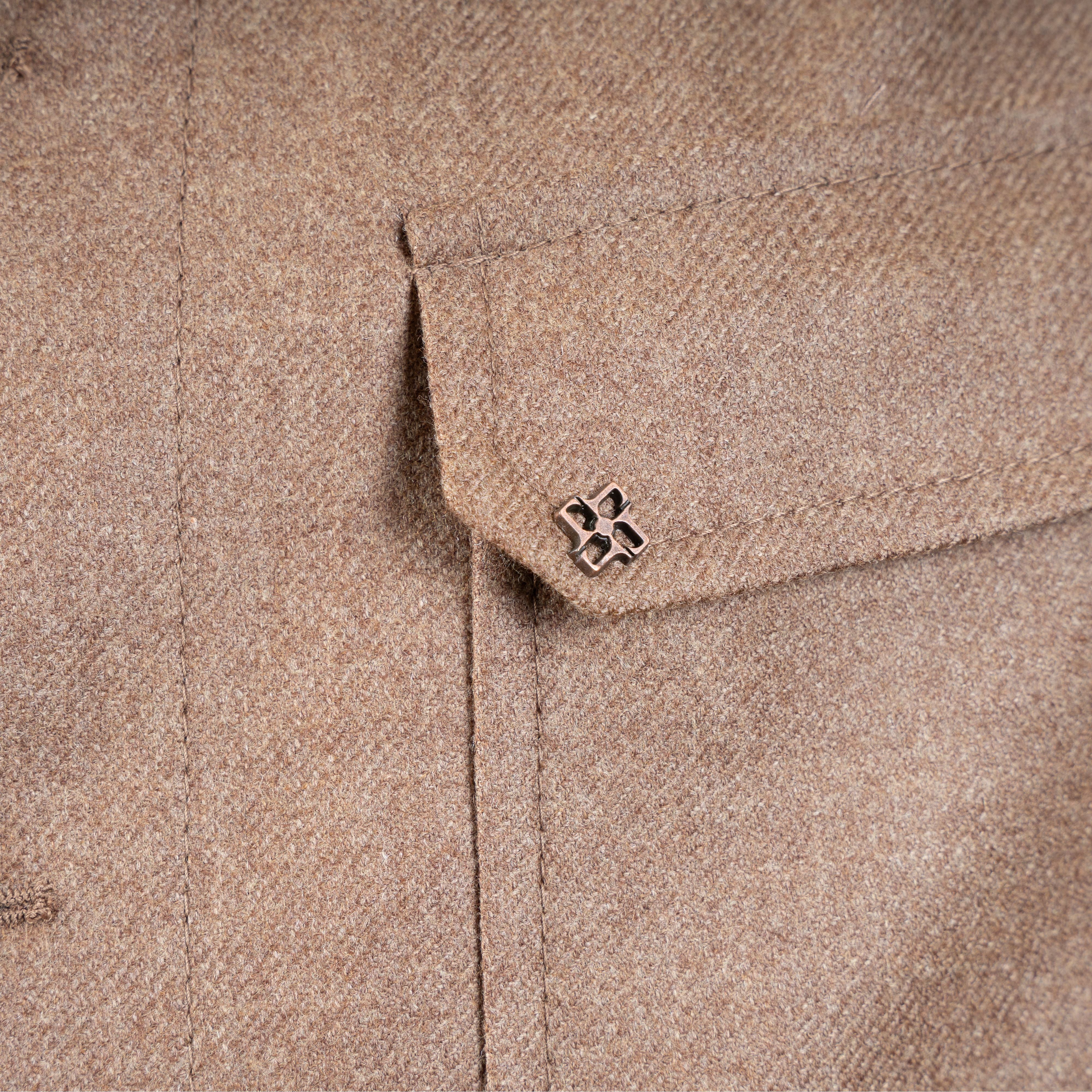 TAGLIATORE Overshirt Camel | Loro Piana Favola