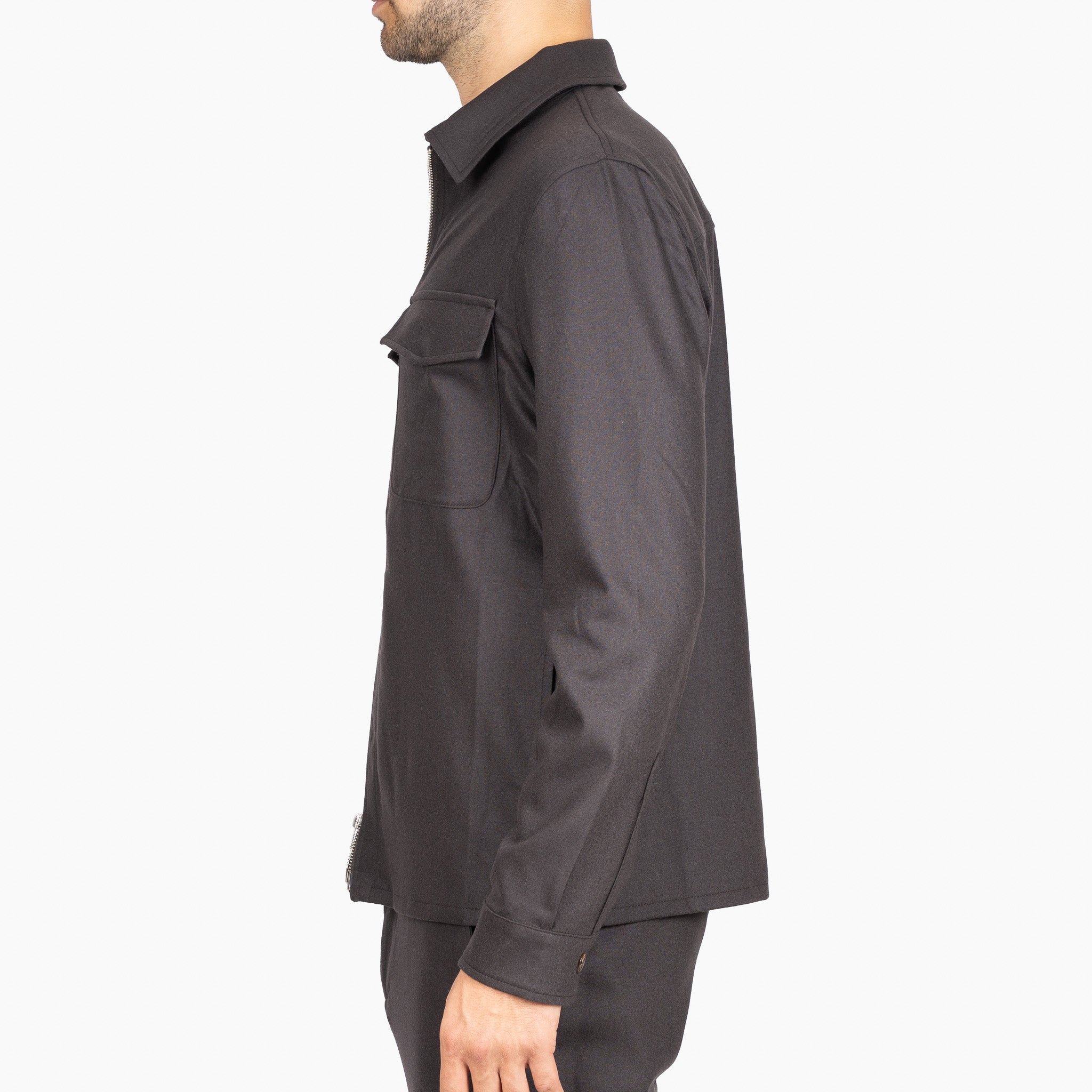 Marco Pescarolo Urus Overshirt Bruin | Gentlemen Mode