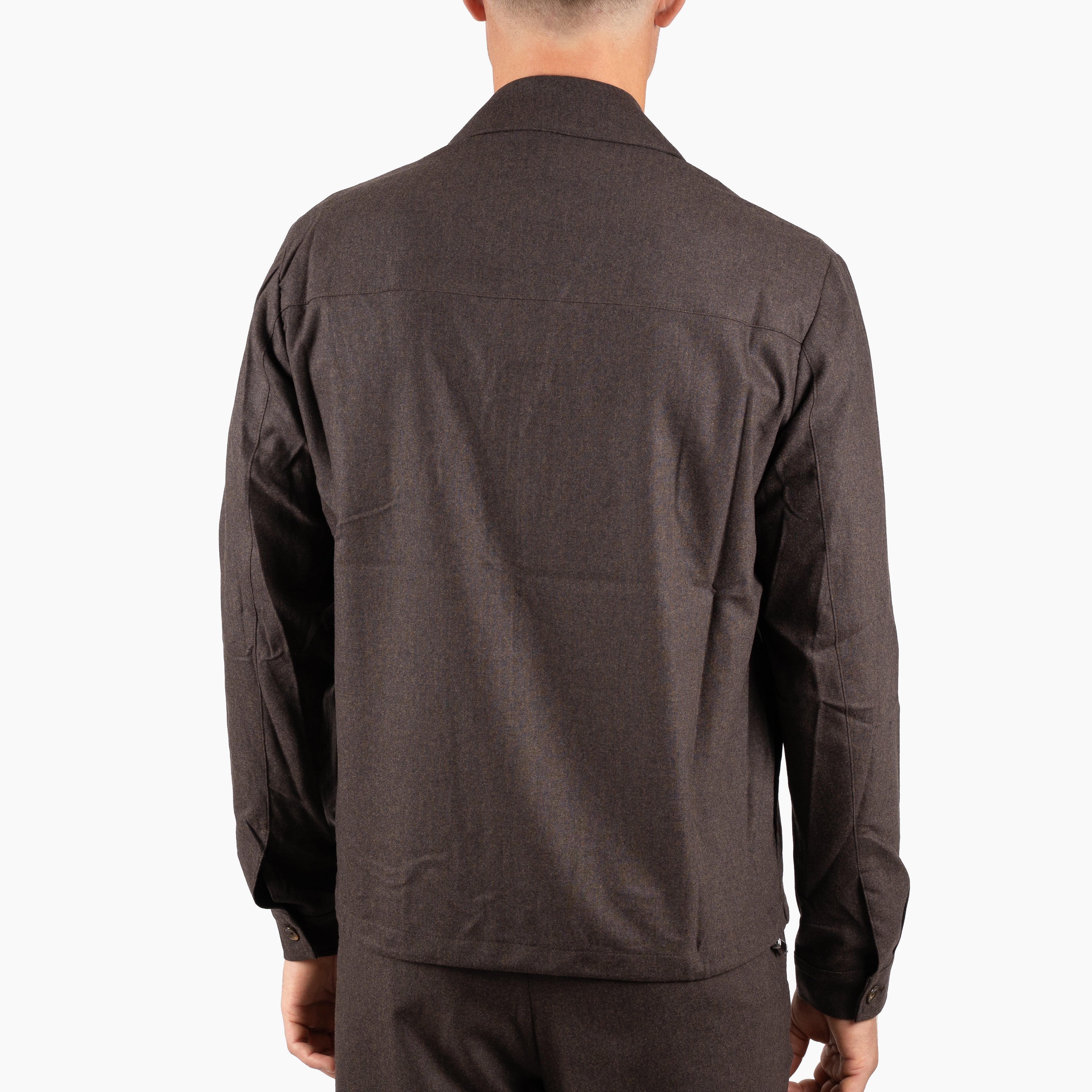 Marco Pescarolo Overshirt Bruin | Ventidu