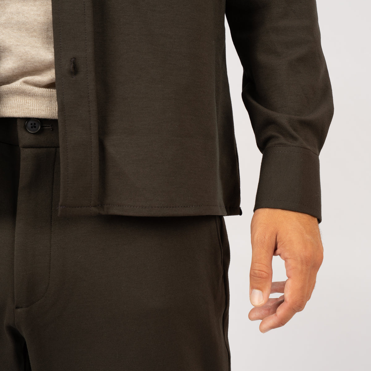 Genti Overshirt Groen | Midtown Dynamic