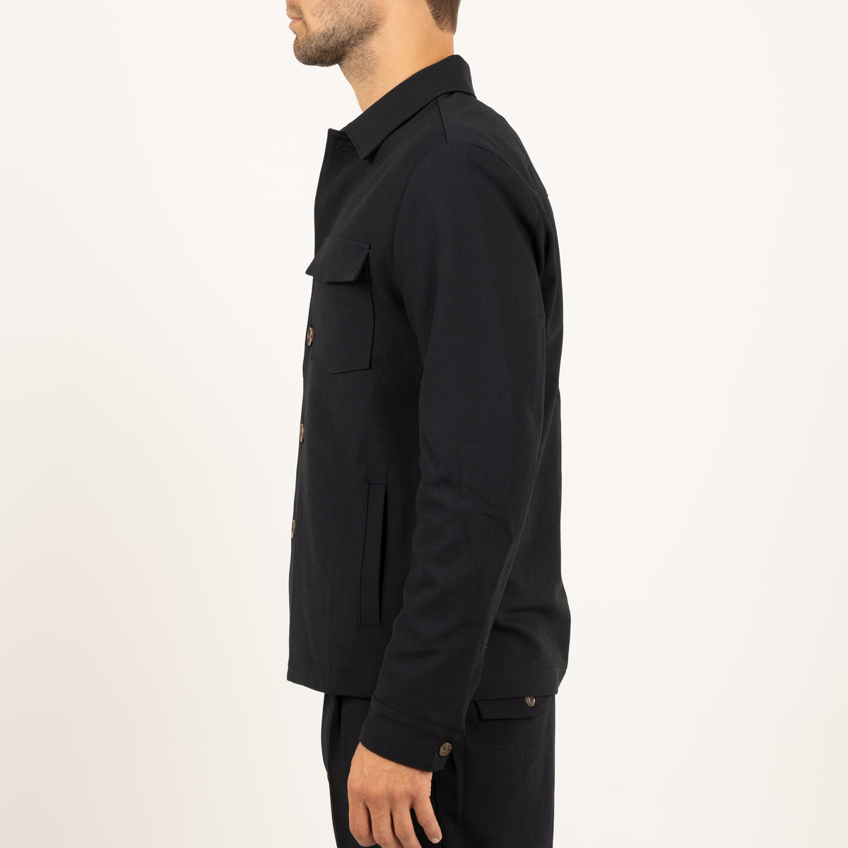 SEVEN DIALS Overshirt Blauw | Ronan