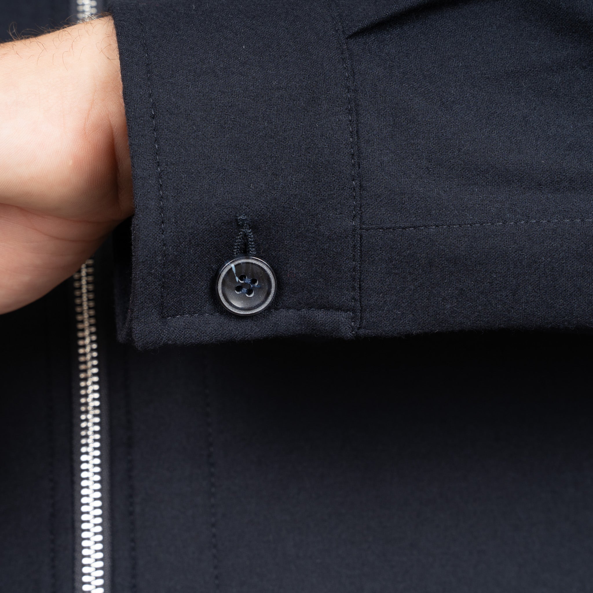 Marco Pescarolo Overshirt Donkerblauw | Urus Cashmere