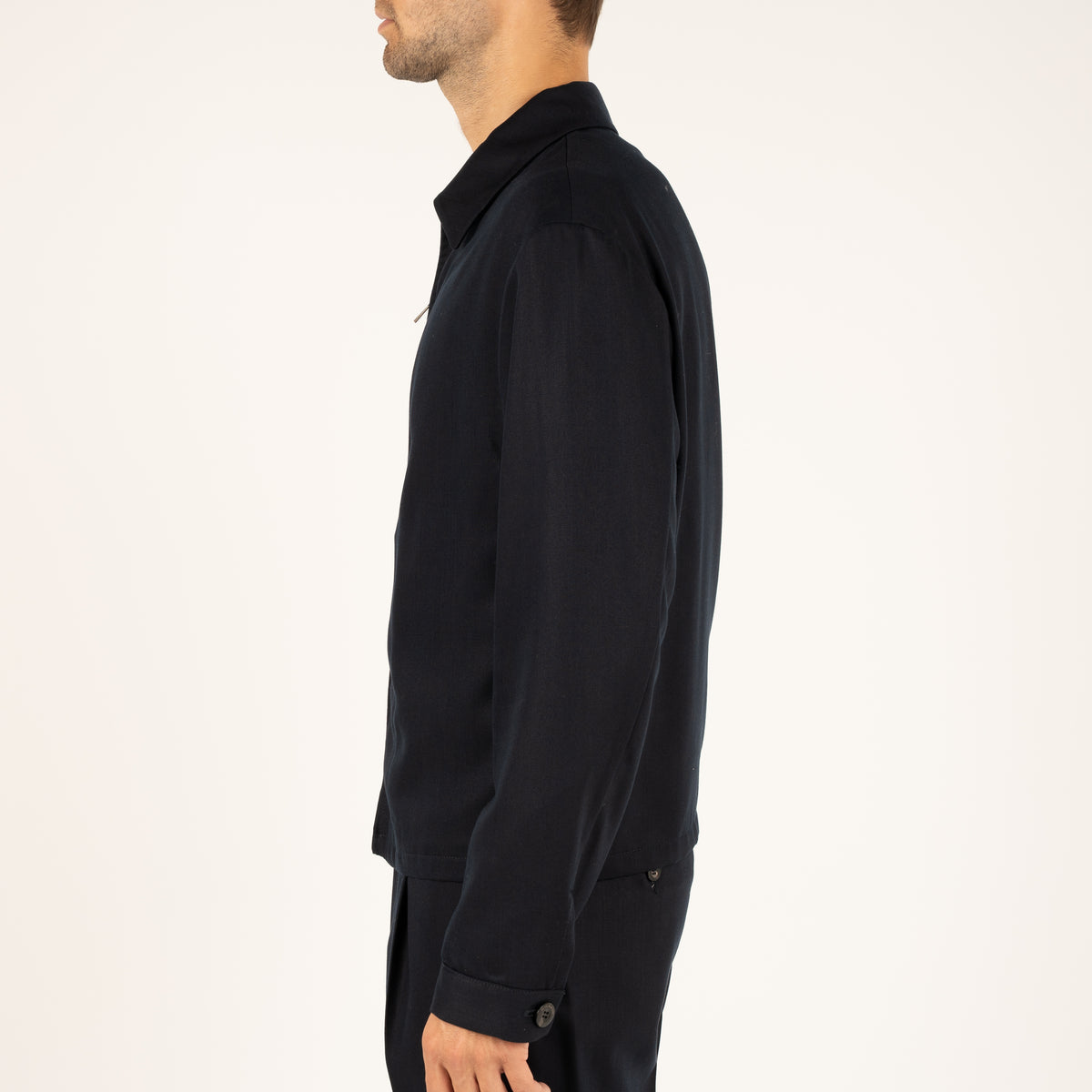 Berwich Overshirt met Rits Blauw | J-Easy