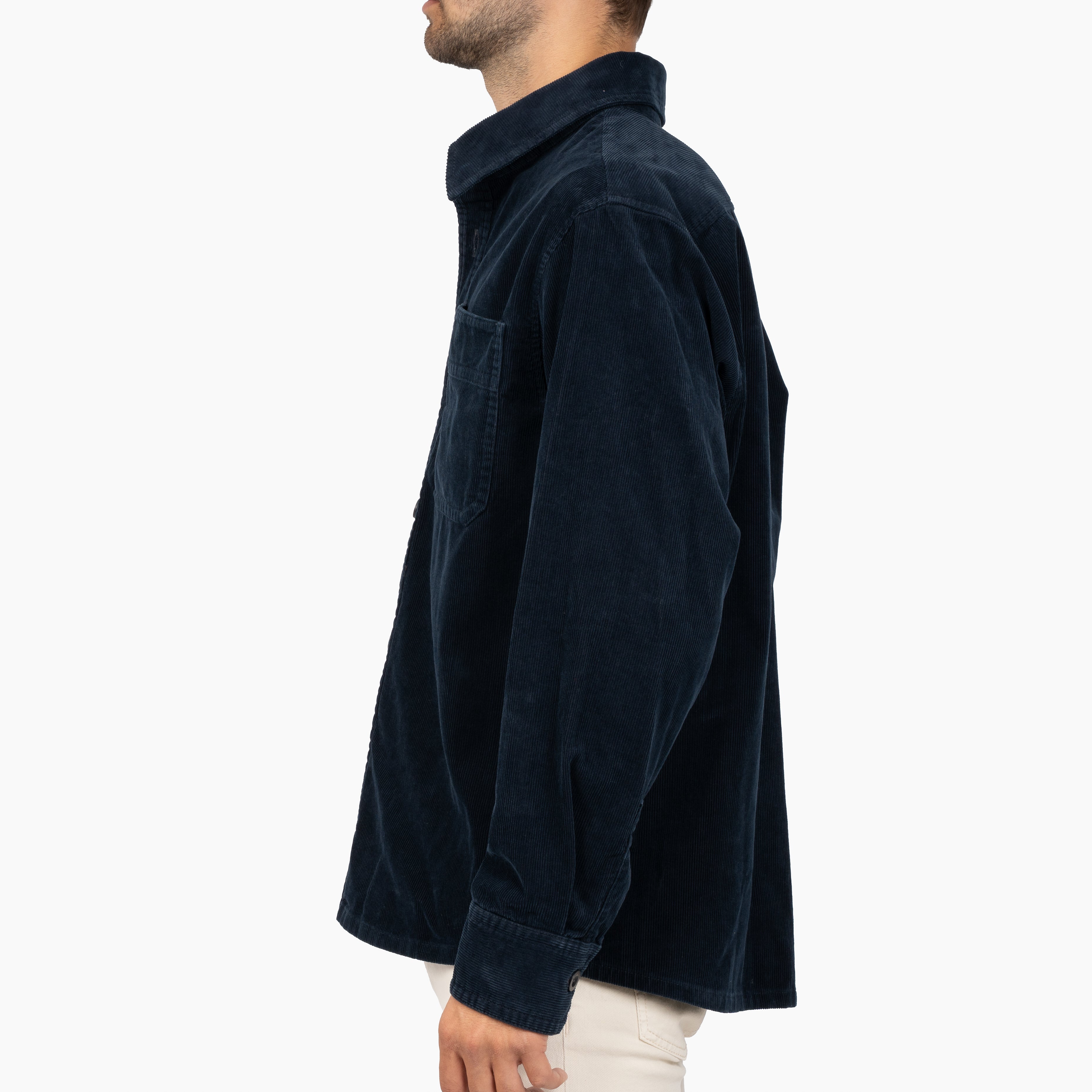 A.P.C. Overshirt Corduroy Blauw | Surchemise