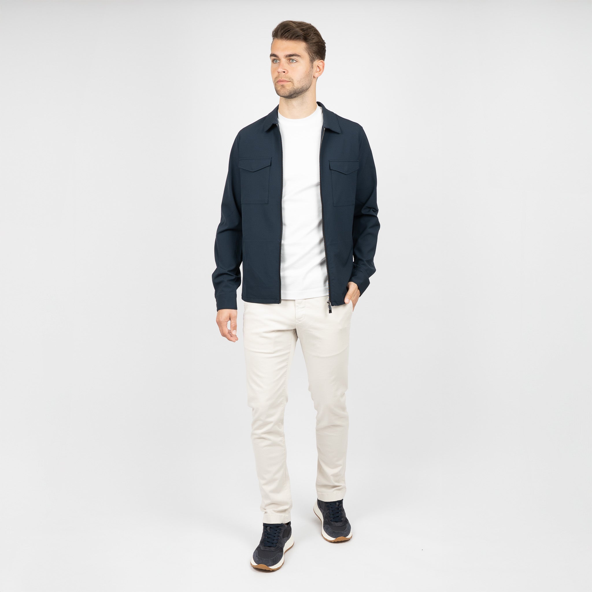 SEVEN DIALS Overshirt Blauw | Earlson
