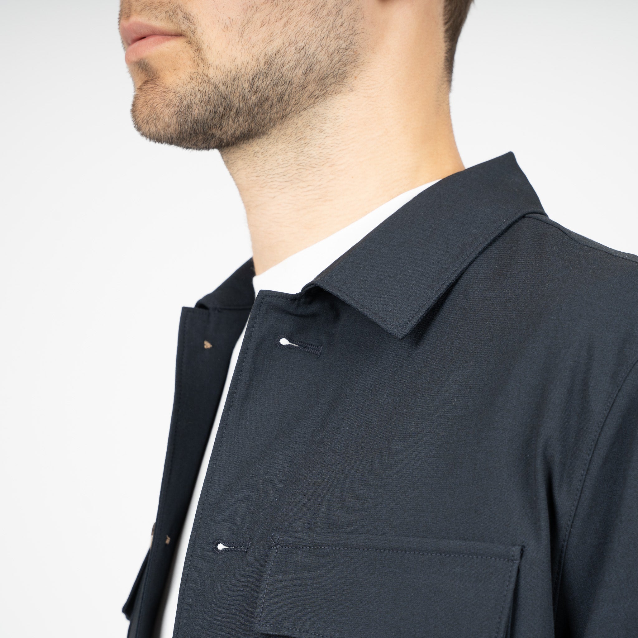 SEVEN DIALS Overshirt Blauw | Ronan