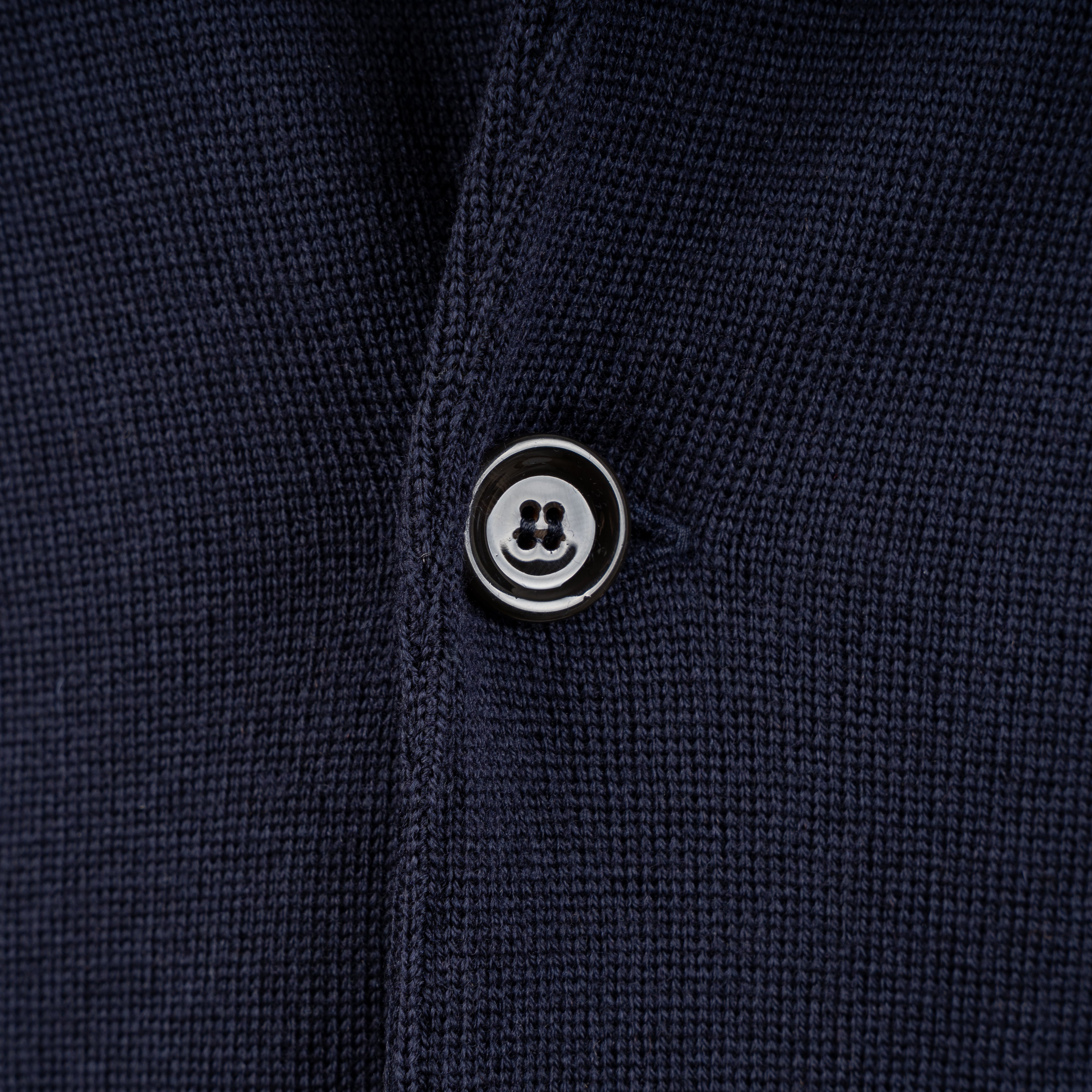 Lardini Gebreid Colbert Blauw