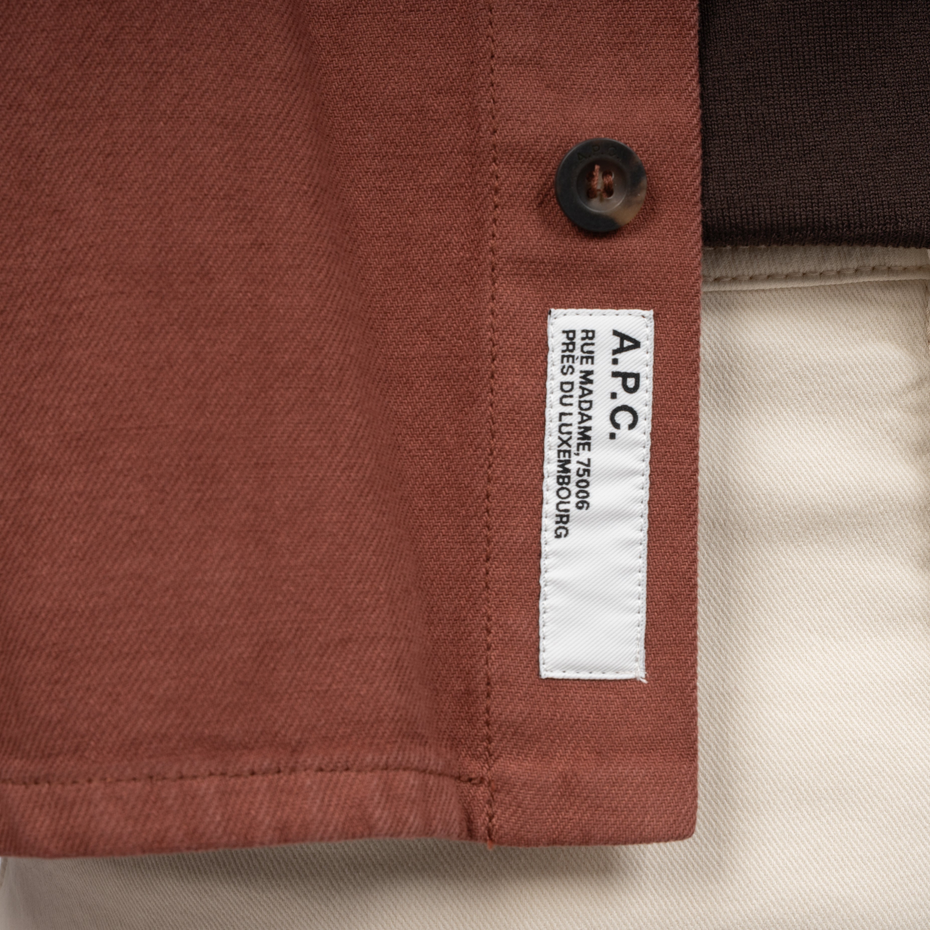 A.P.C. Overshirt Bordeaux Rood | Surchemise