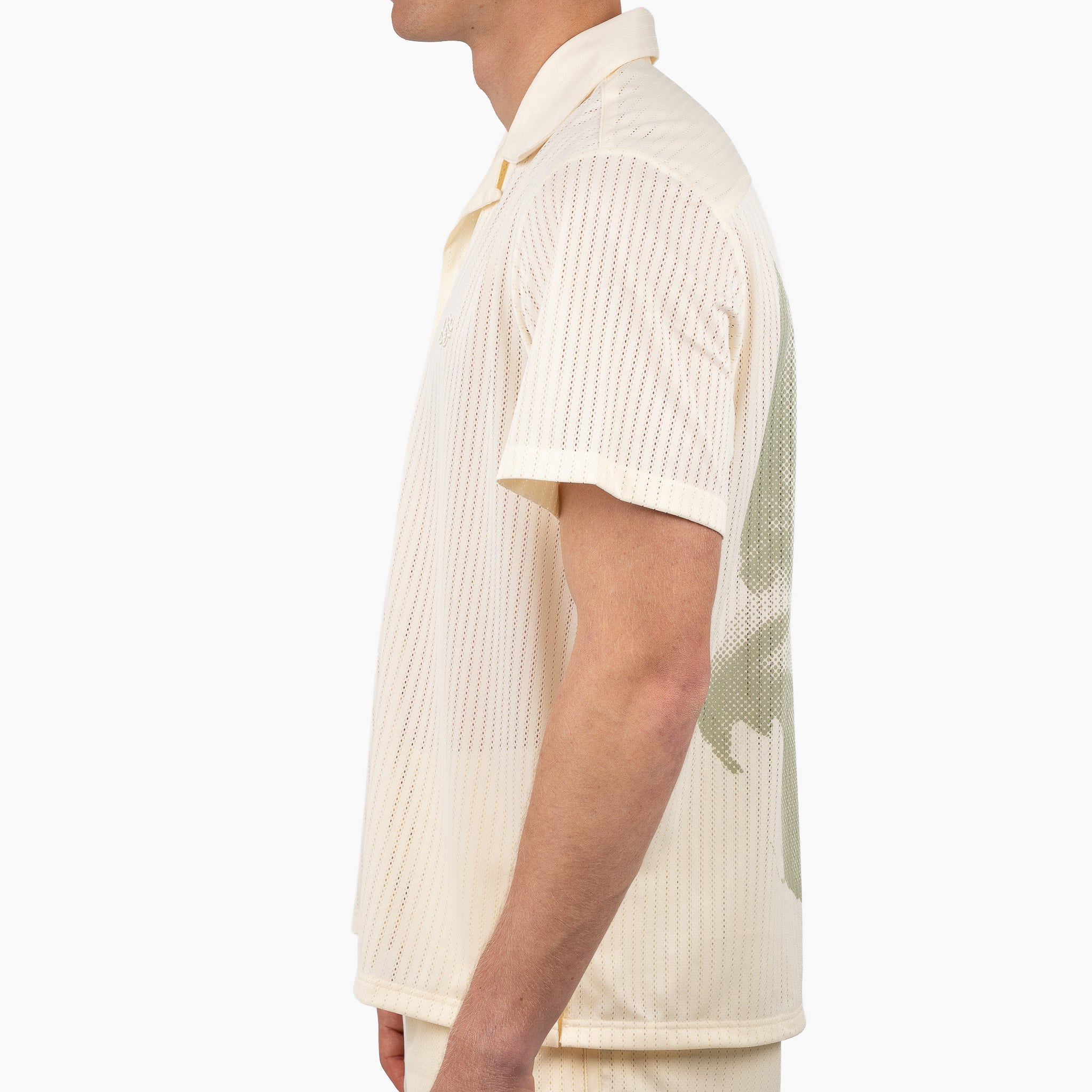 Filling Pieces Overhemd Korte Mouw Crème | Resort Shirt