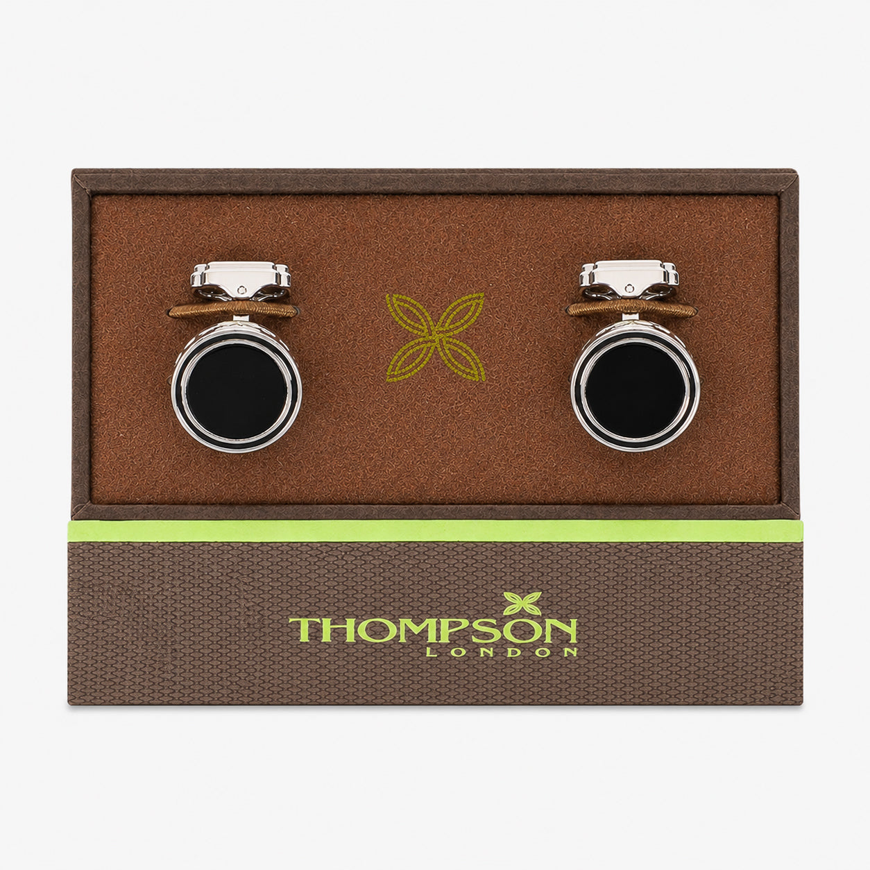 Tateossian Manchetknopen Zwart | Black Onyx