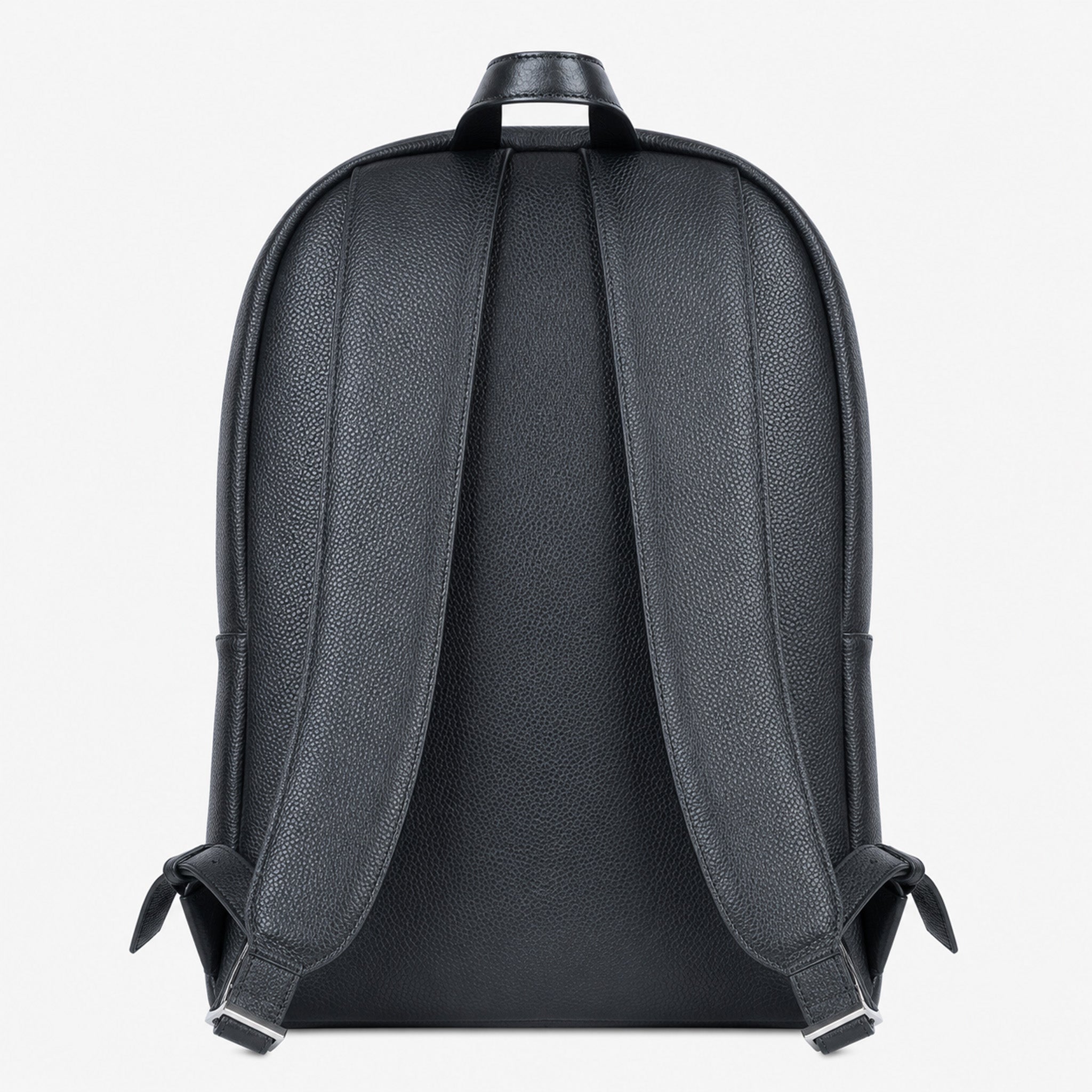 Santoni Rugzak Zwart | Tumbled Leather