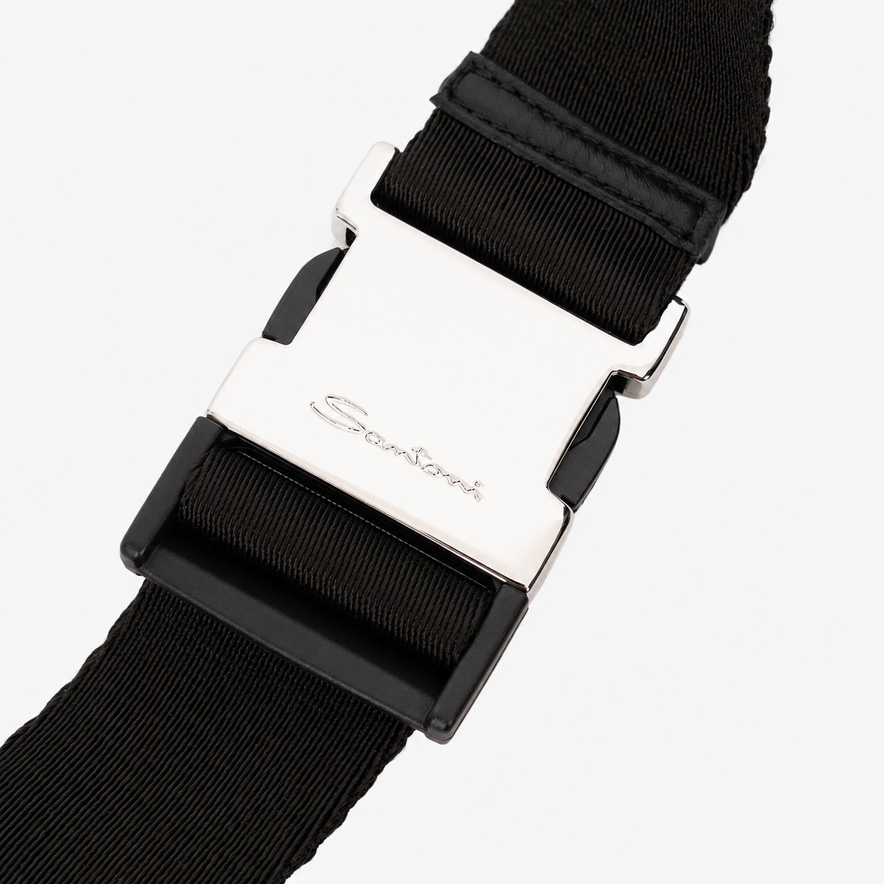Santoni Heuptas Zwart | Tumbled Leather