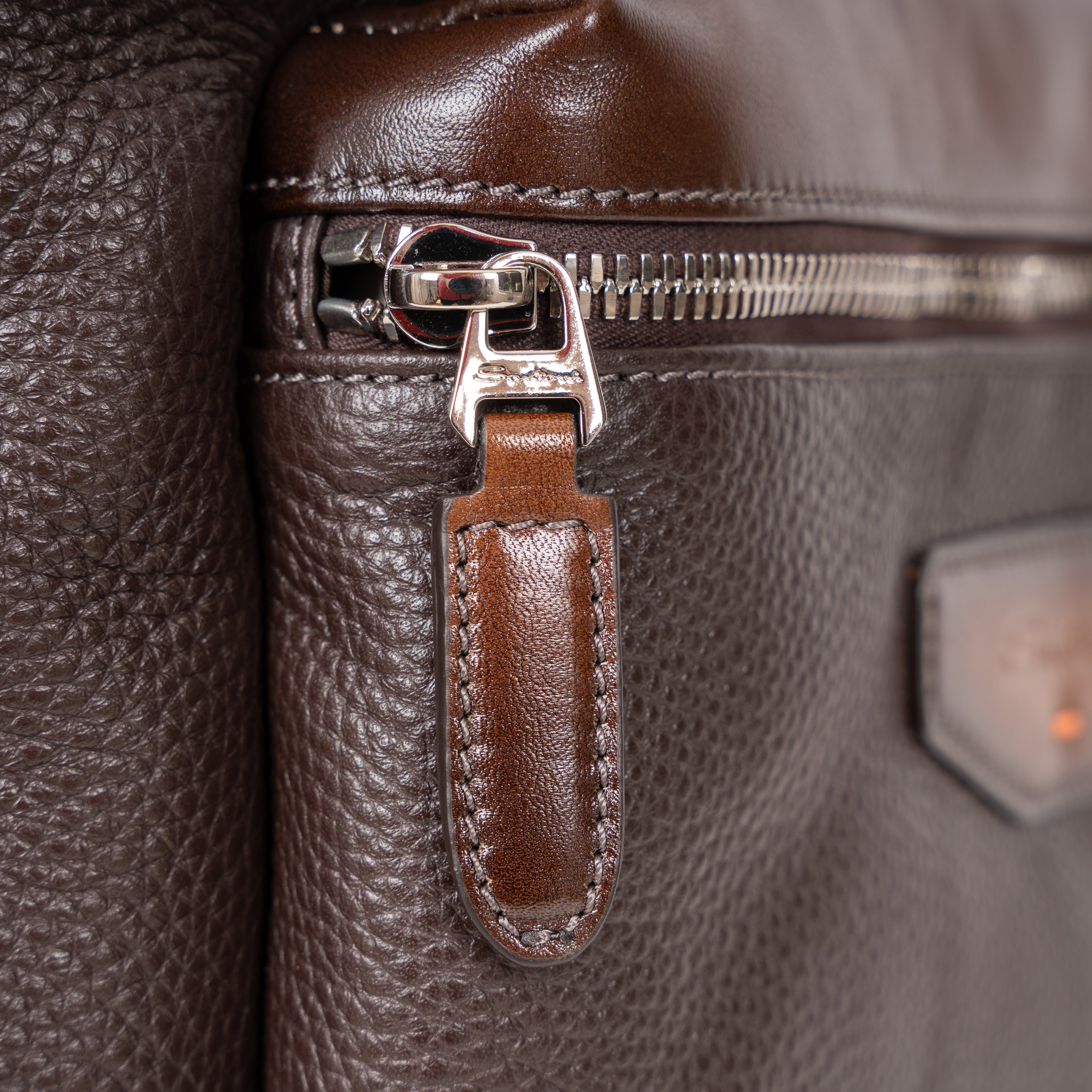 Santoni Rugzak Bruin | Tumbled Leather