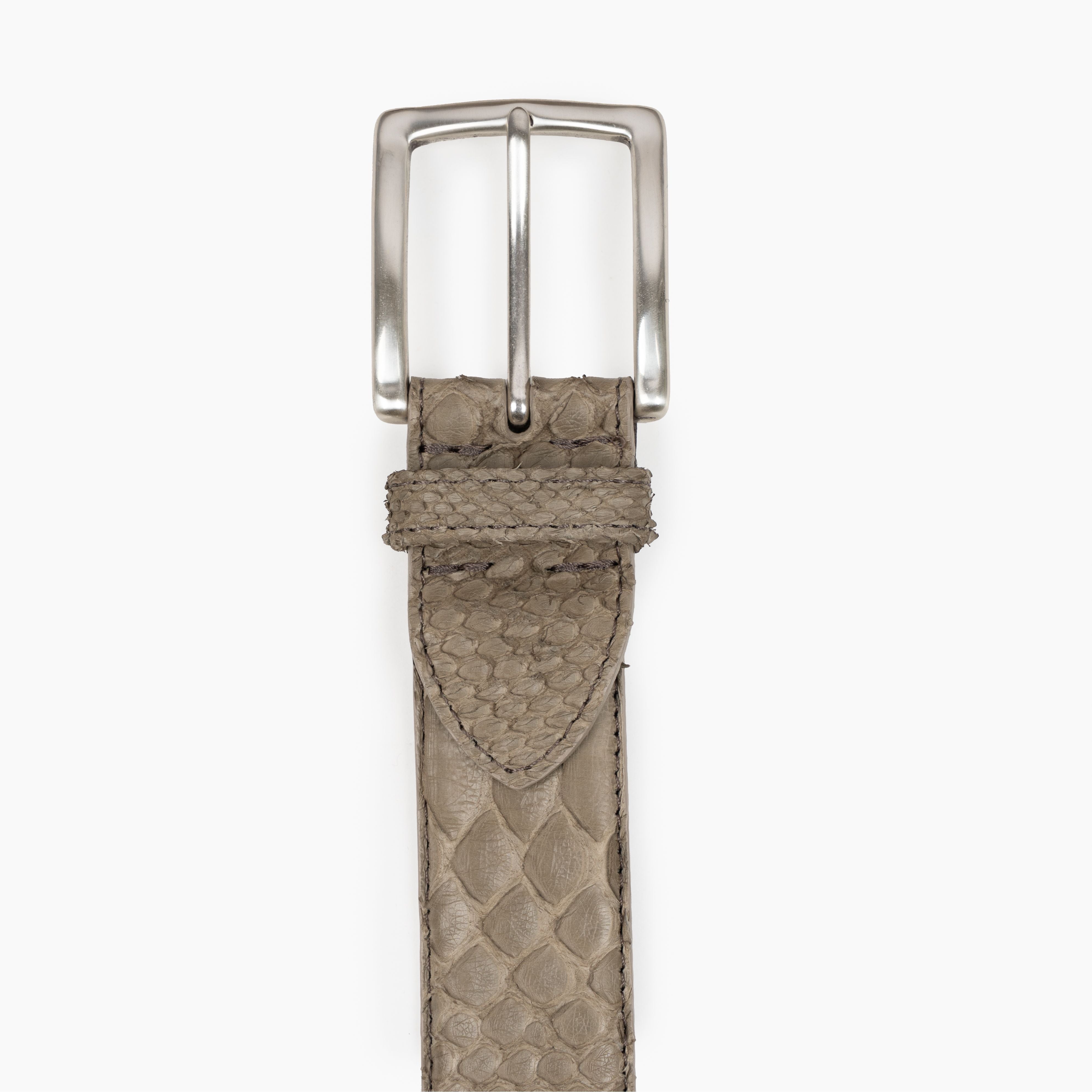 JOB86 Slangenleer Riem Groen/Grijs | Python