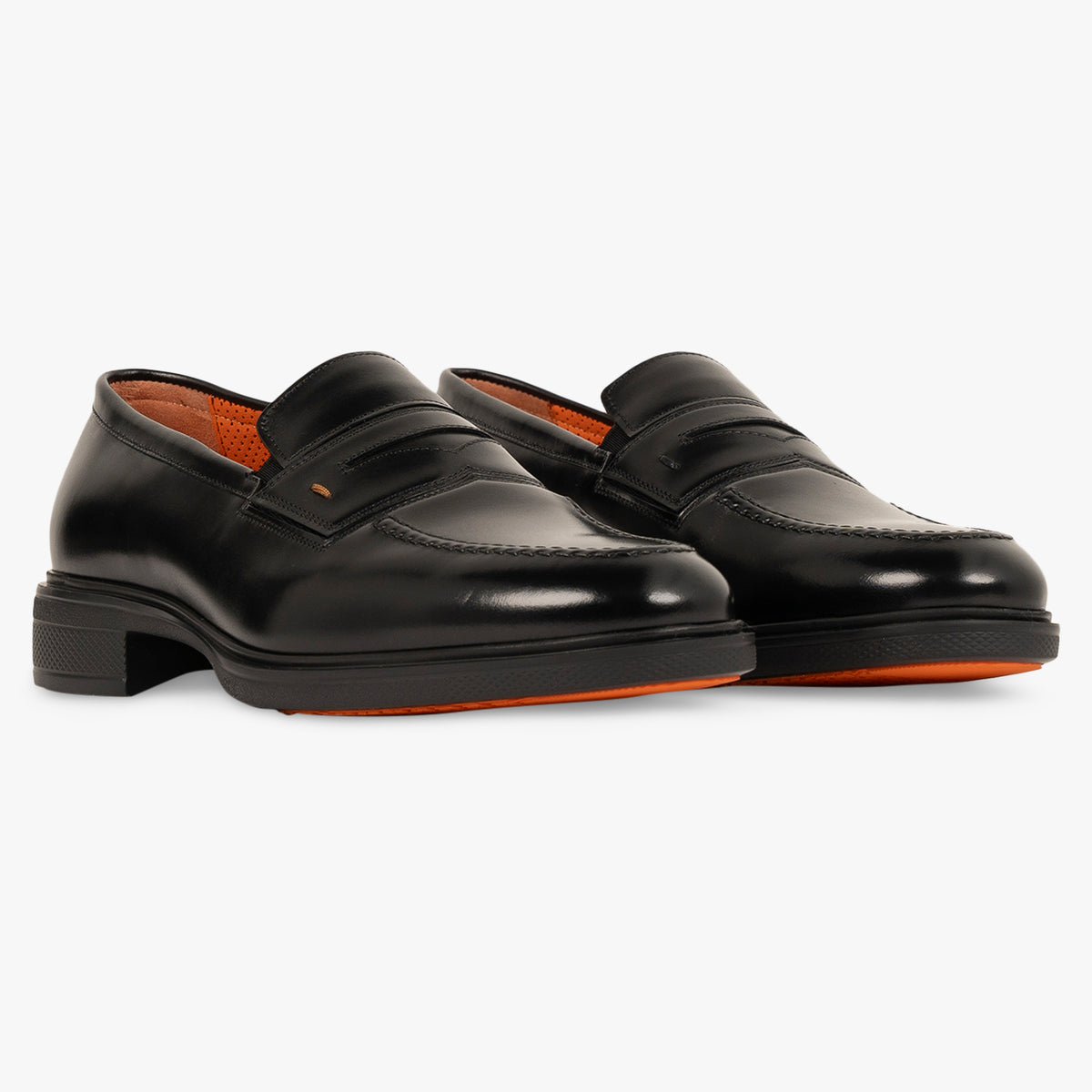 Santoni Loafer Zwart | Easy