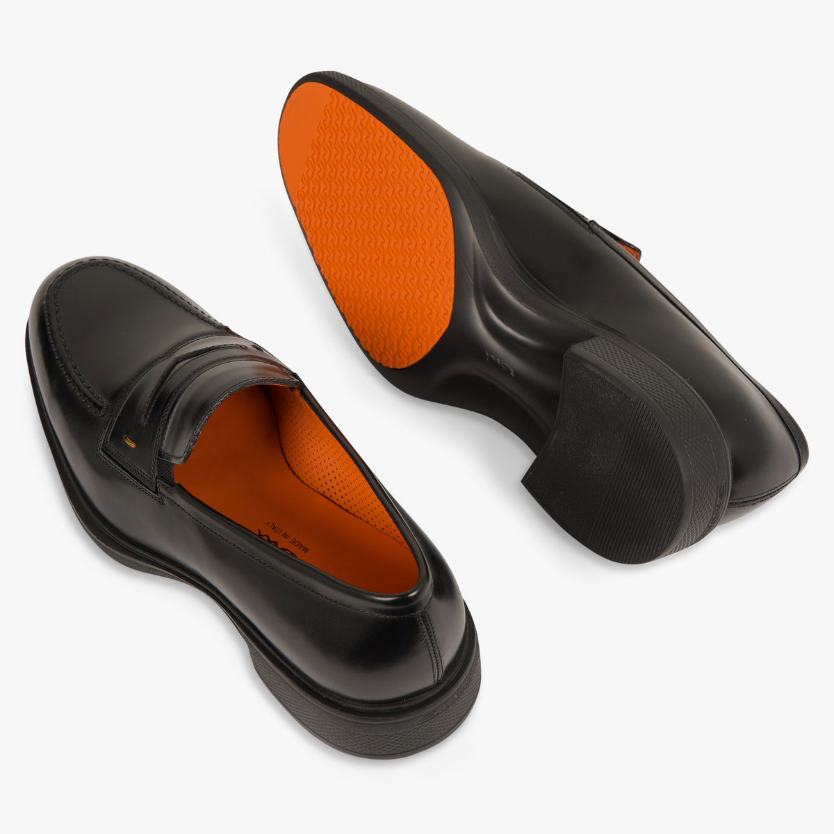 Santoni Loafer Zwart | Easy