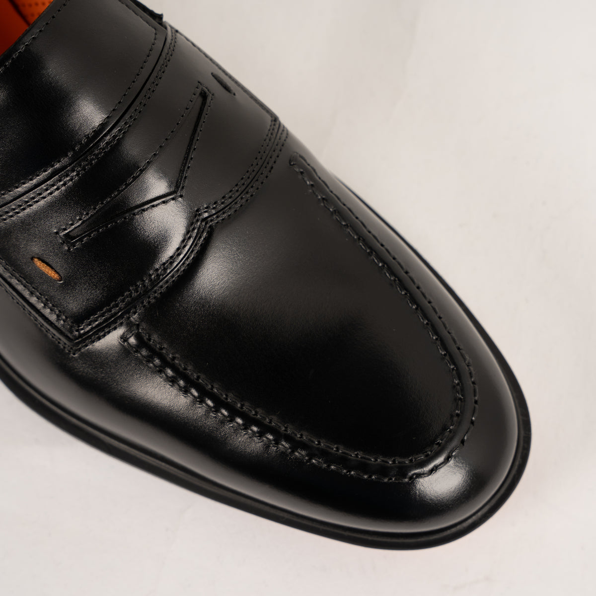Santoni Loafer Zwart | Easy