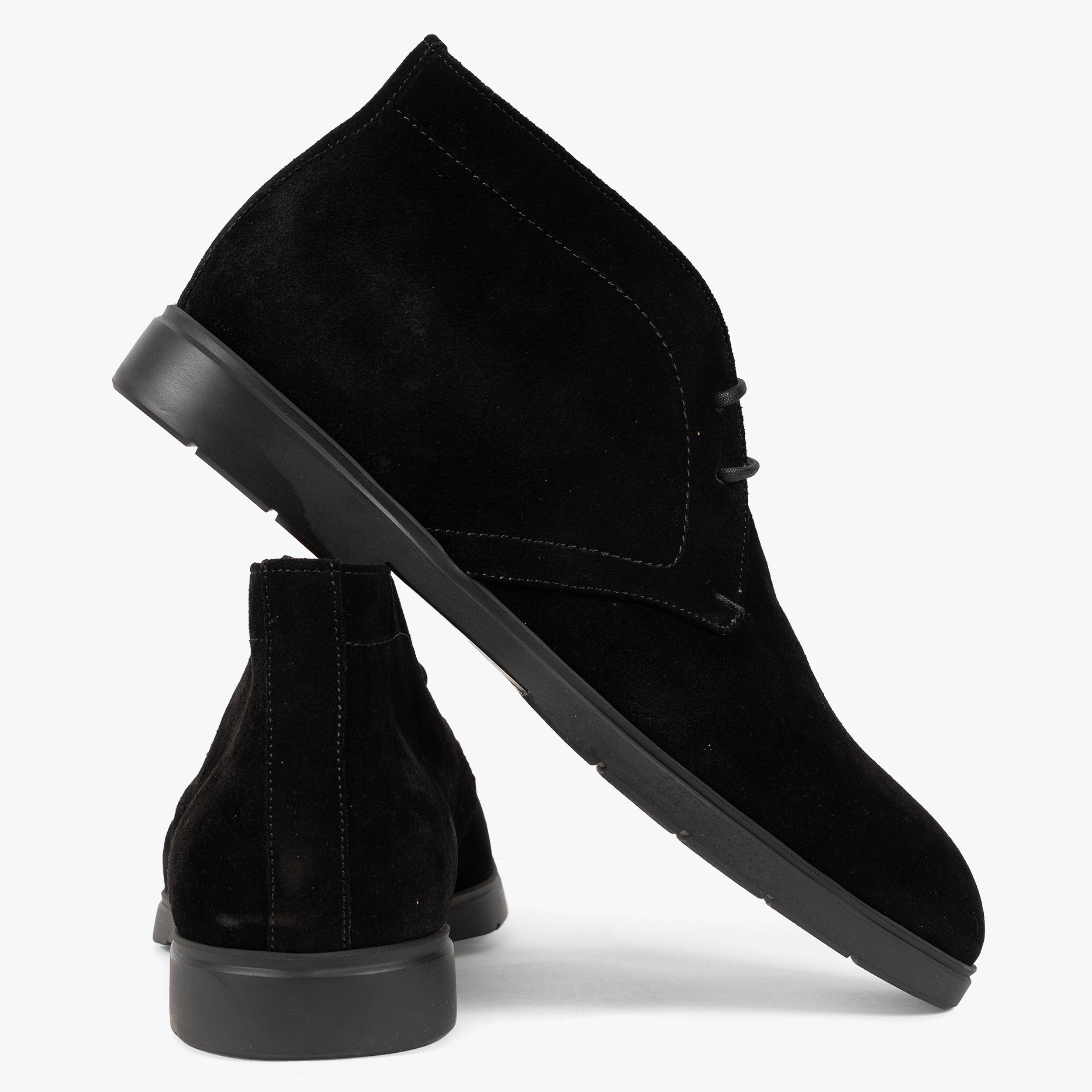 Magnanni Halfhoge Veterschoen Zwart