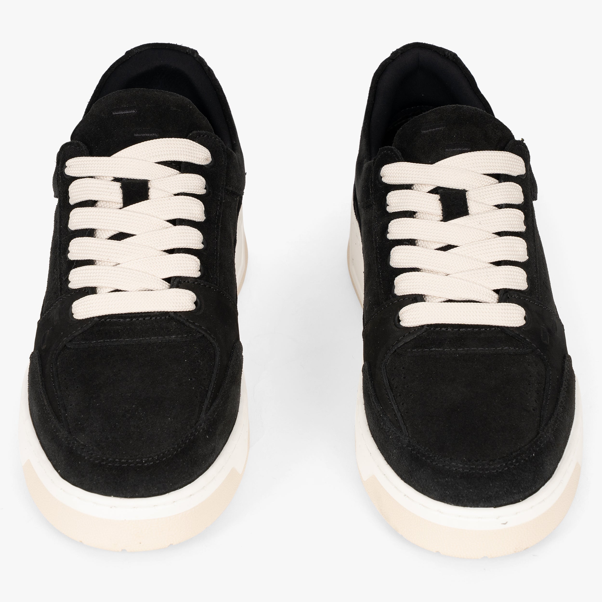 Filling Pieces Sneakers Zwart | Low Vise Suede