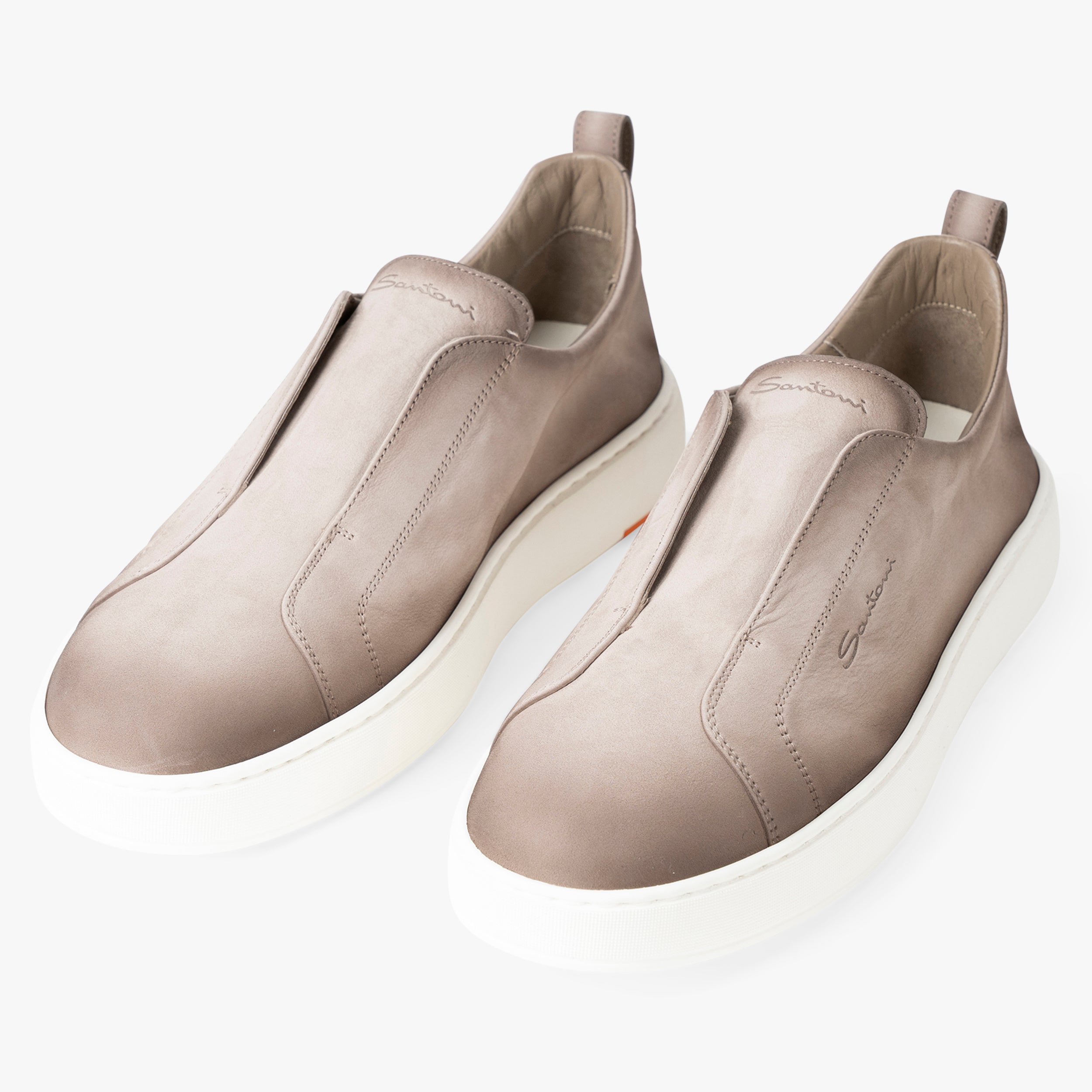 Santoni Sneaker Beige | Slip-On