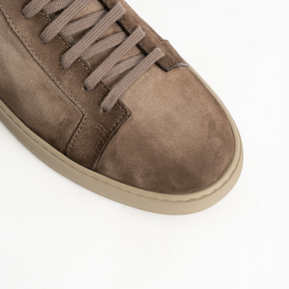 Santoni Half-Hoge Sneaker Taupe | Dump-High