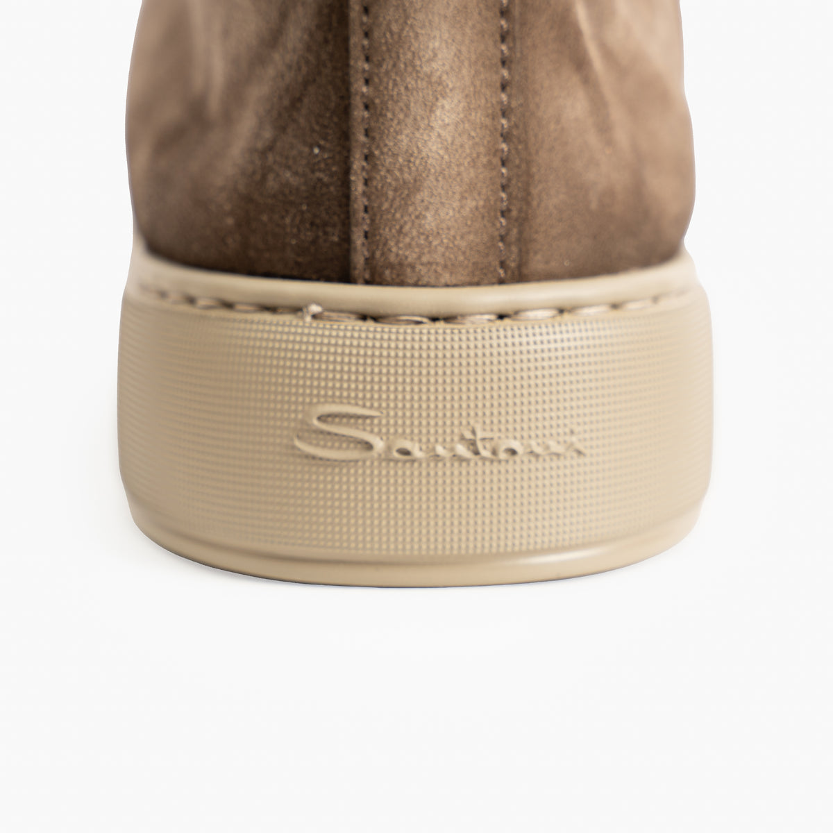 Santoni Half-Hoge Sneaker Taupe | Dump-High