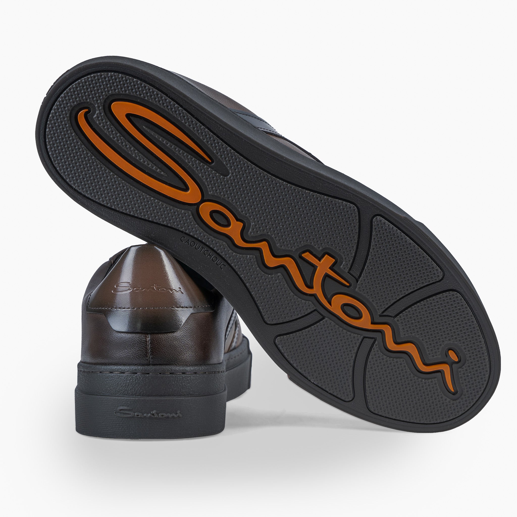 Santoni Sneaker Bruin | Double Buckle