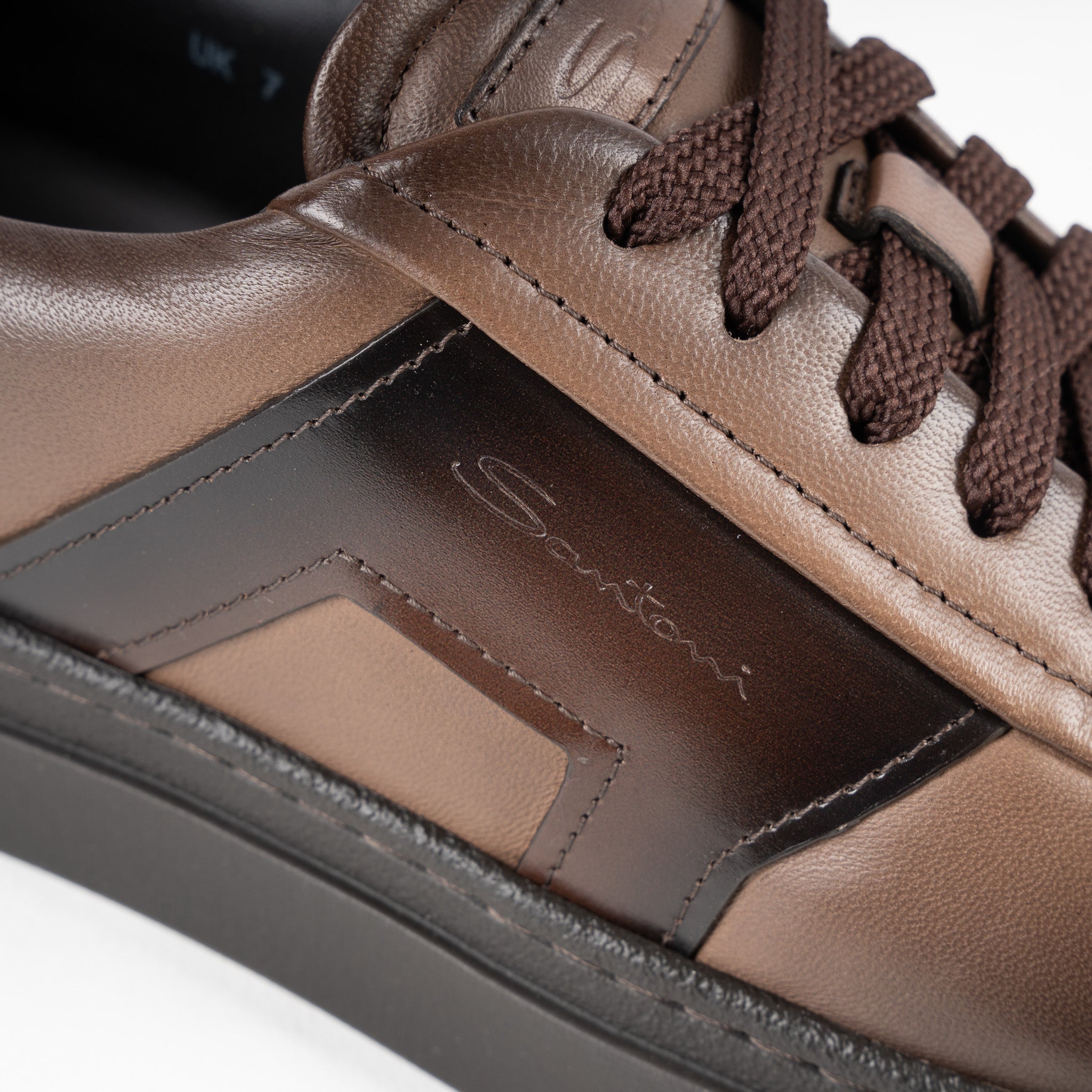 Santoni Sneaker Bruin | Double Buckle