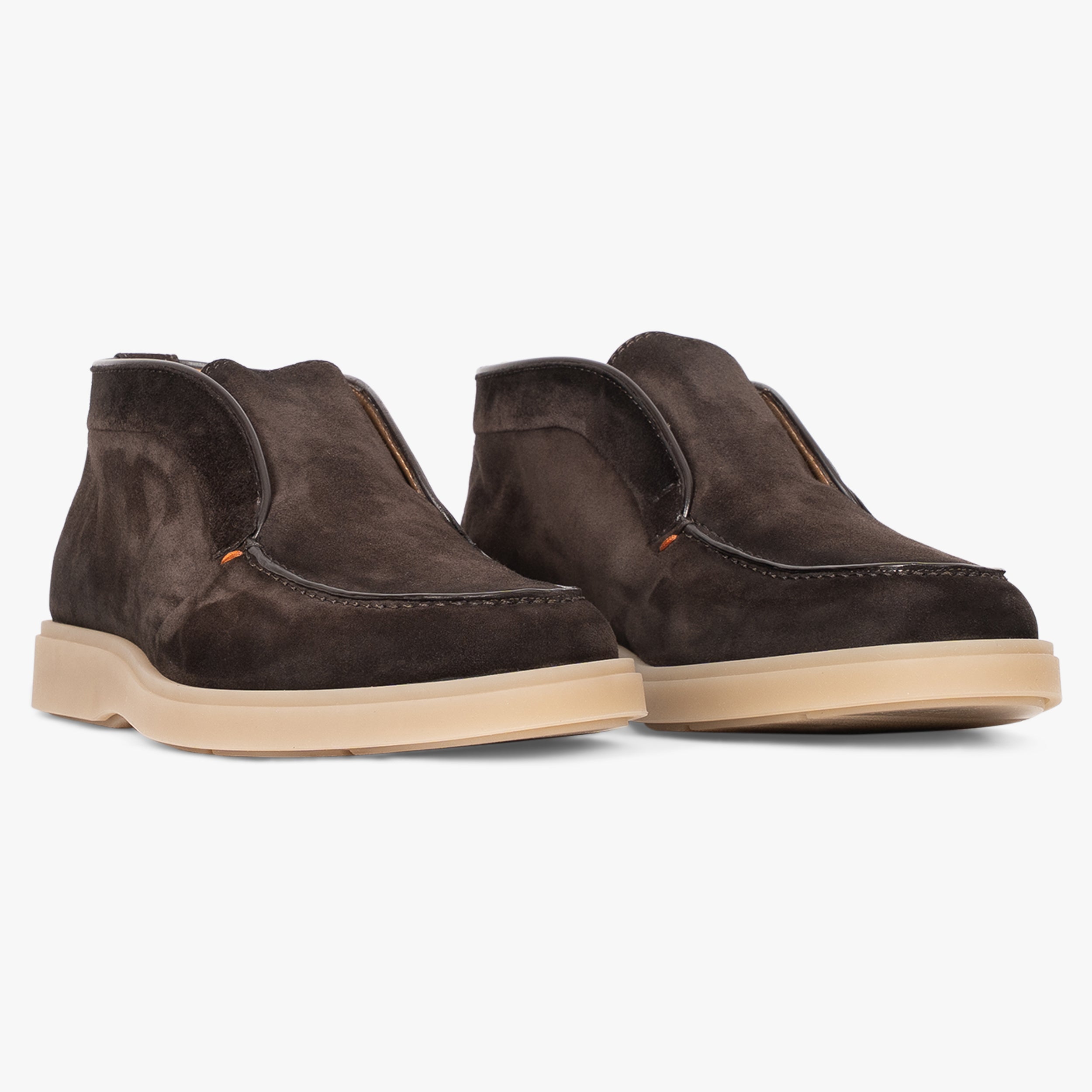 Santoni Loafer Bruin Suède | Desert Boot