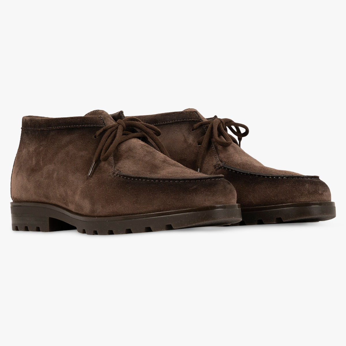 Santoni Desert Boot Bruin Suède | Chunky Sole
