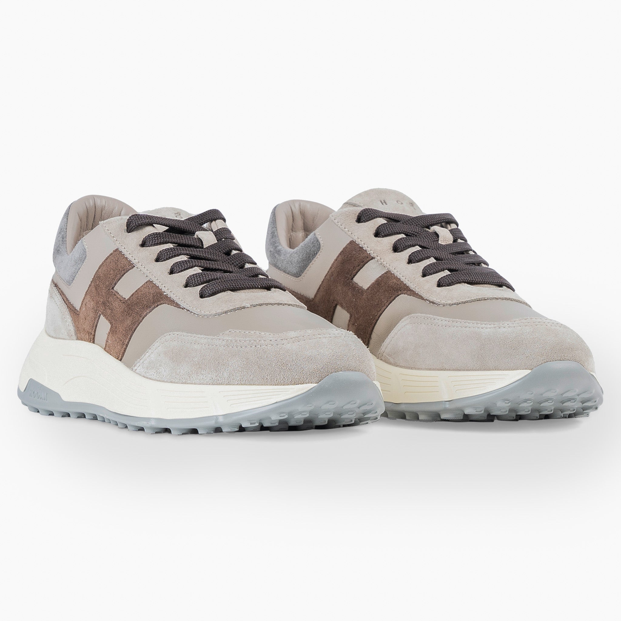 Hogan Sneakers Grijs & Bruin | Hyperlight