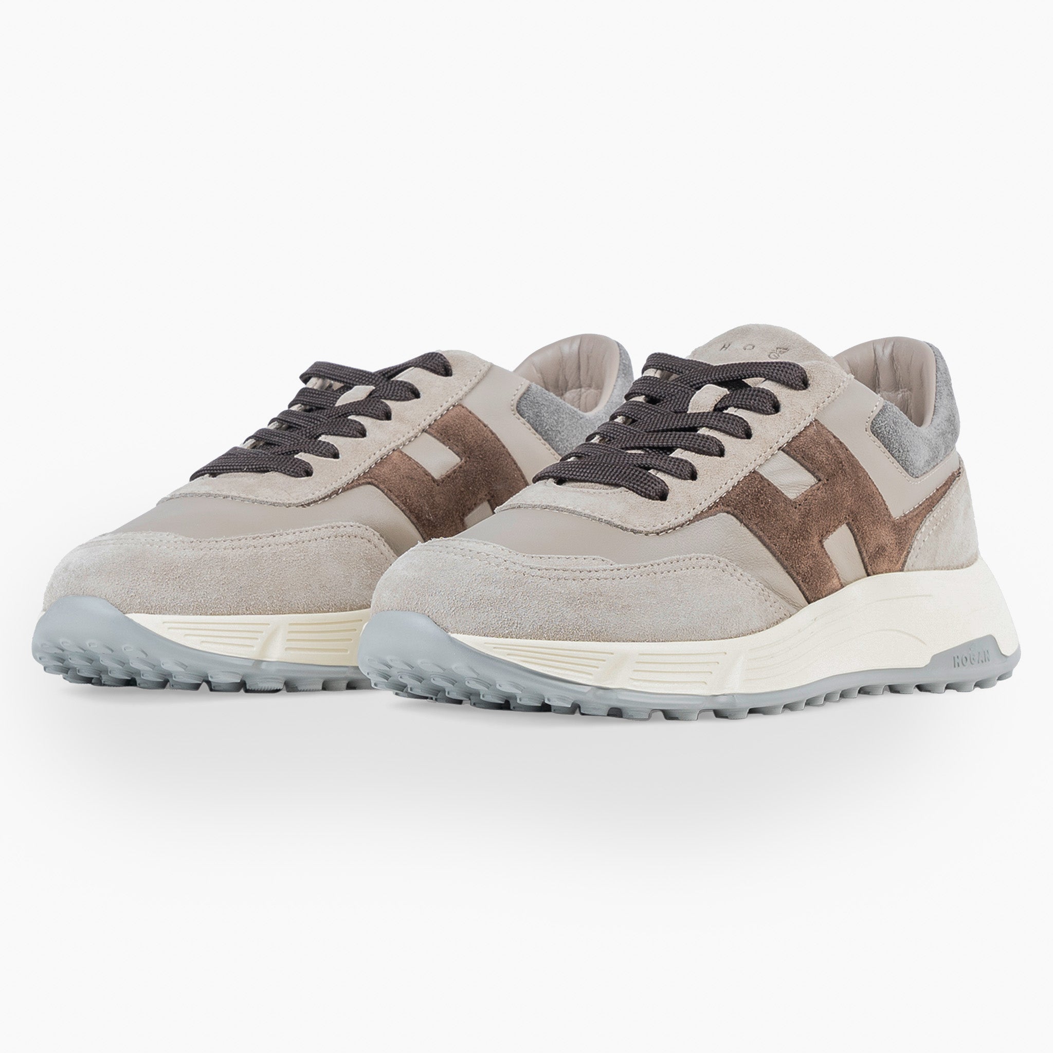 Hogan Sneakers Grijs & Bruin | Hyperlight