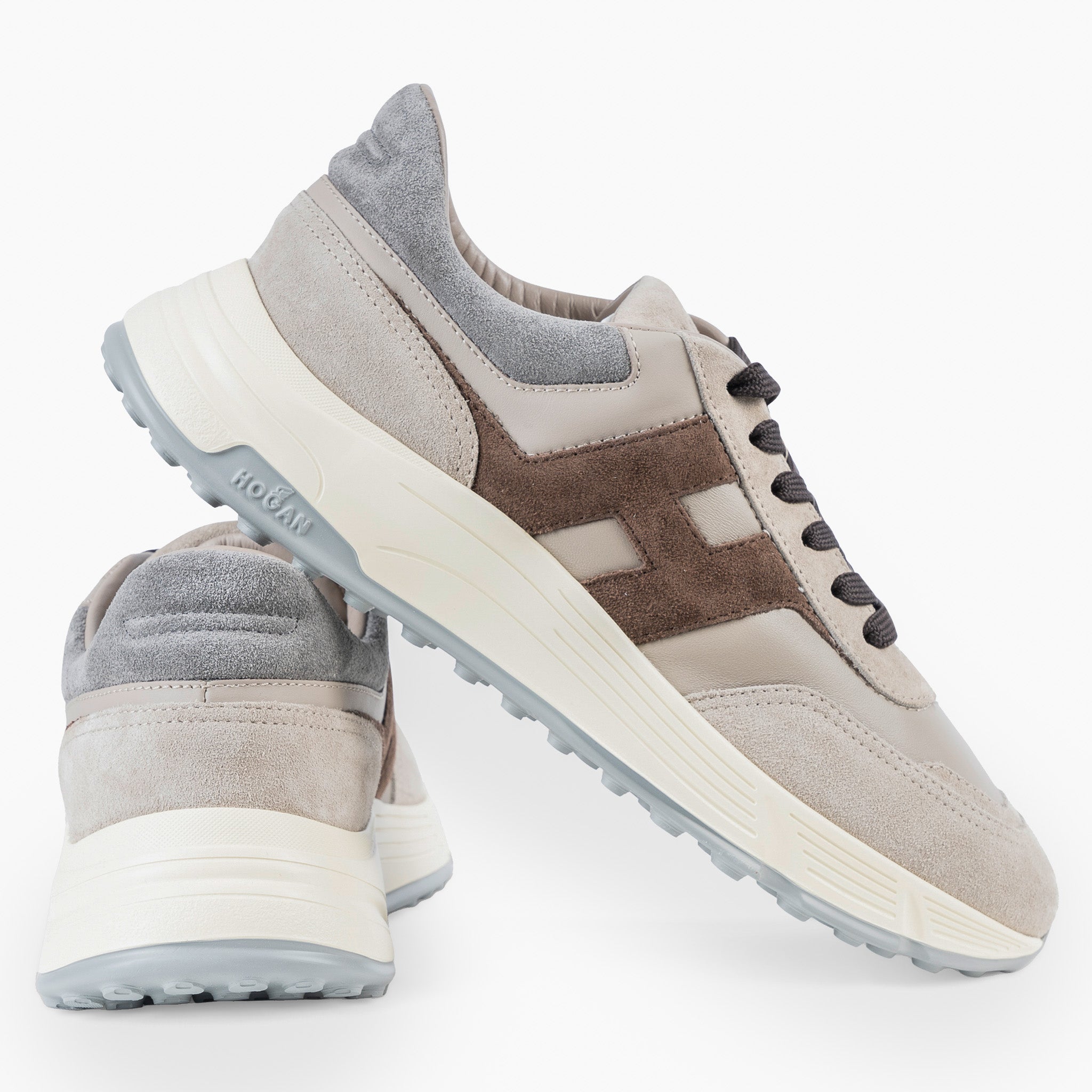 Hogan Sneakers Grijs & Bruin | Hyperlight