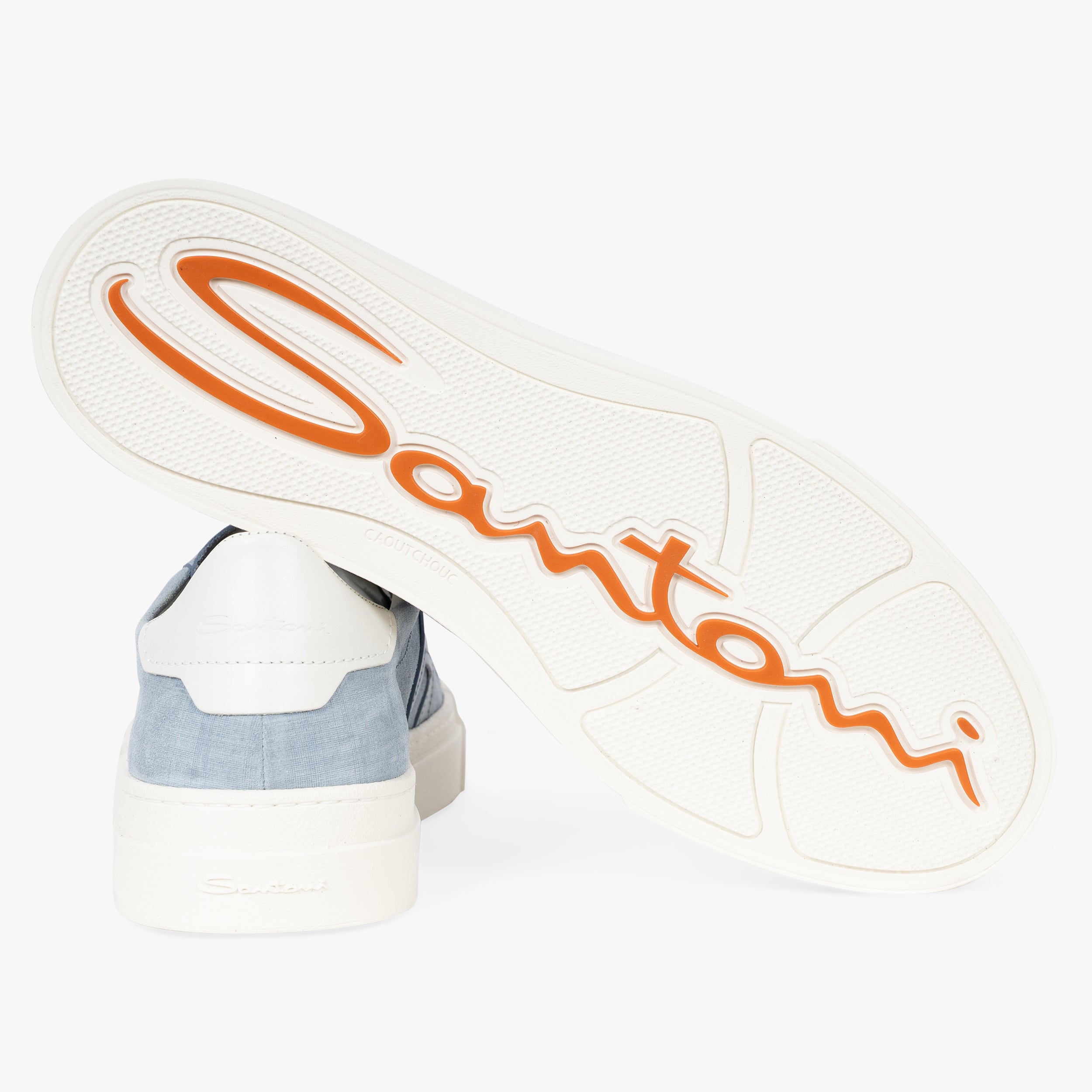 Santoni Sneakers Lichtblauw | Double Buckle